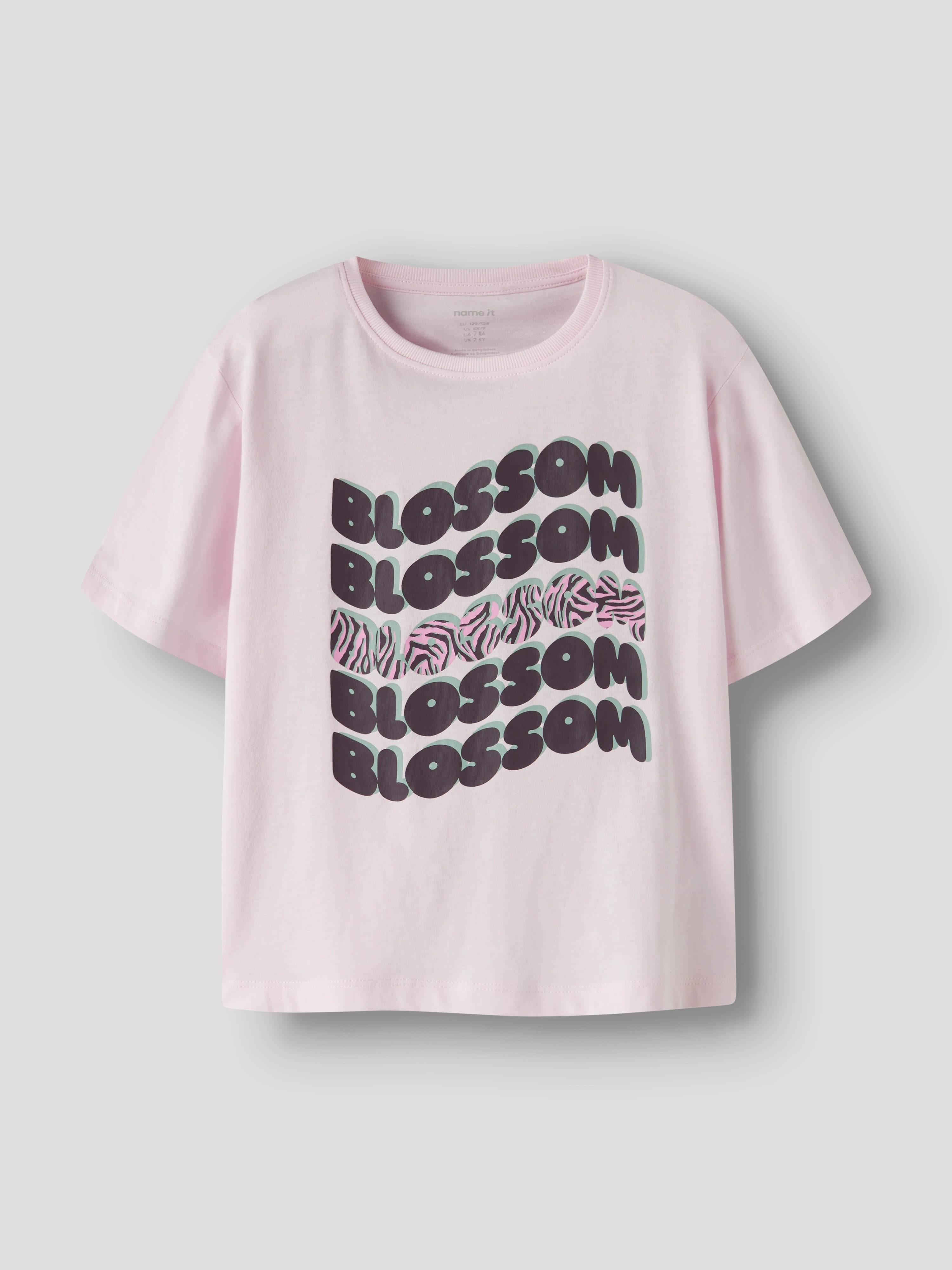 Camiseta Blossom Rosa Kid