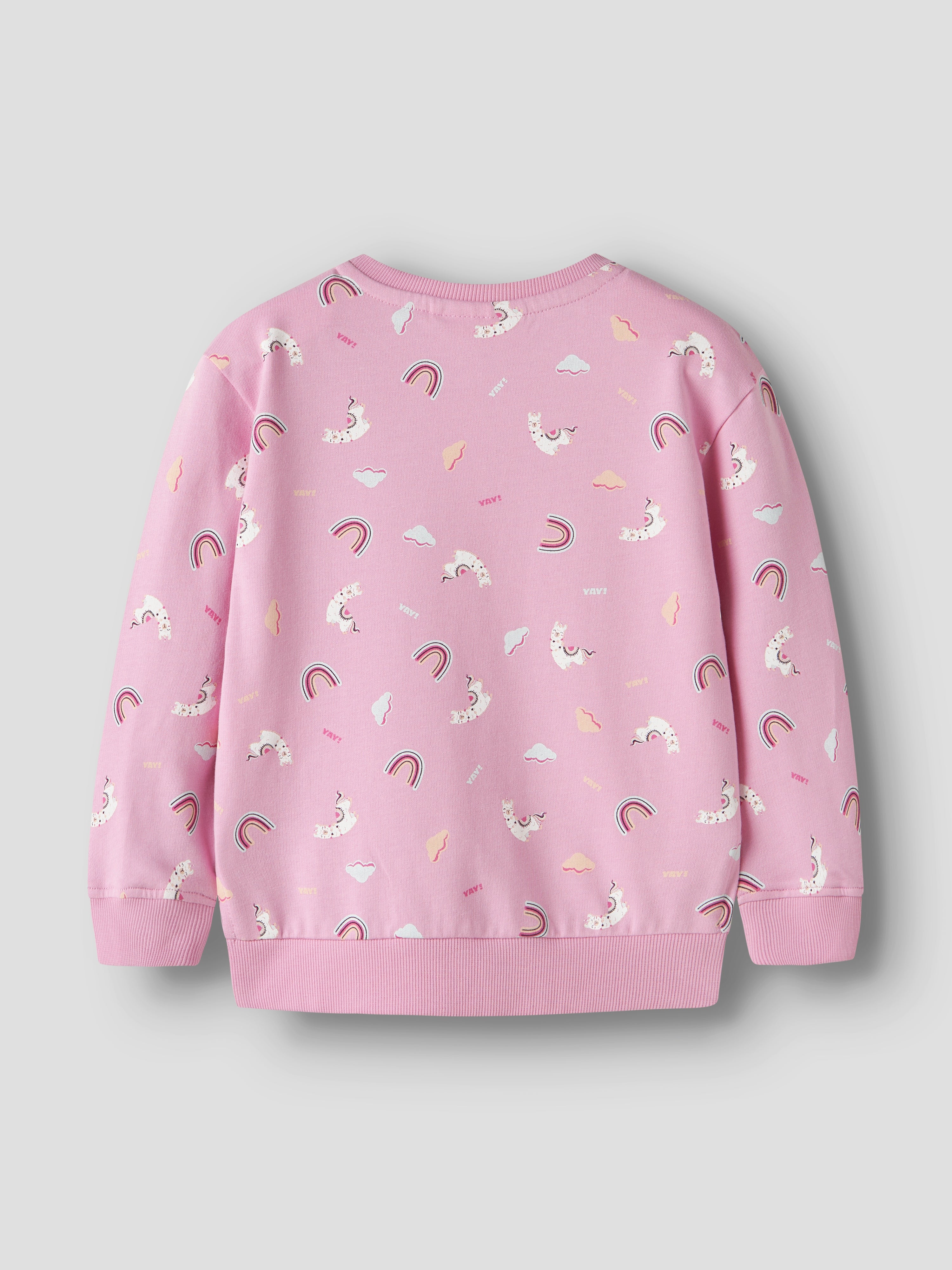 Sudadera Arcoíris Rosa Mini