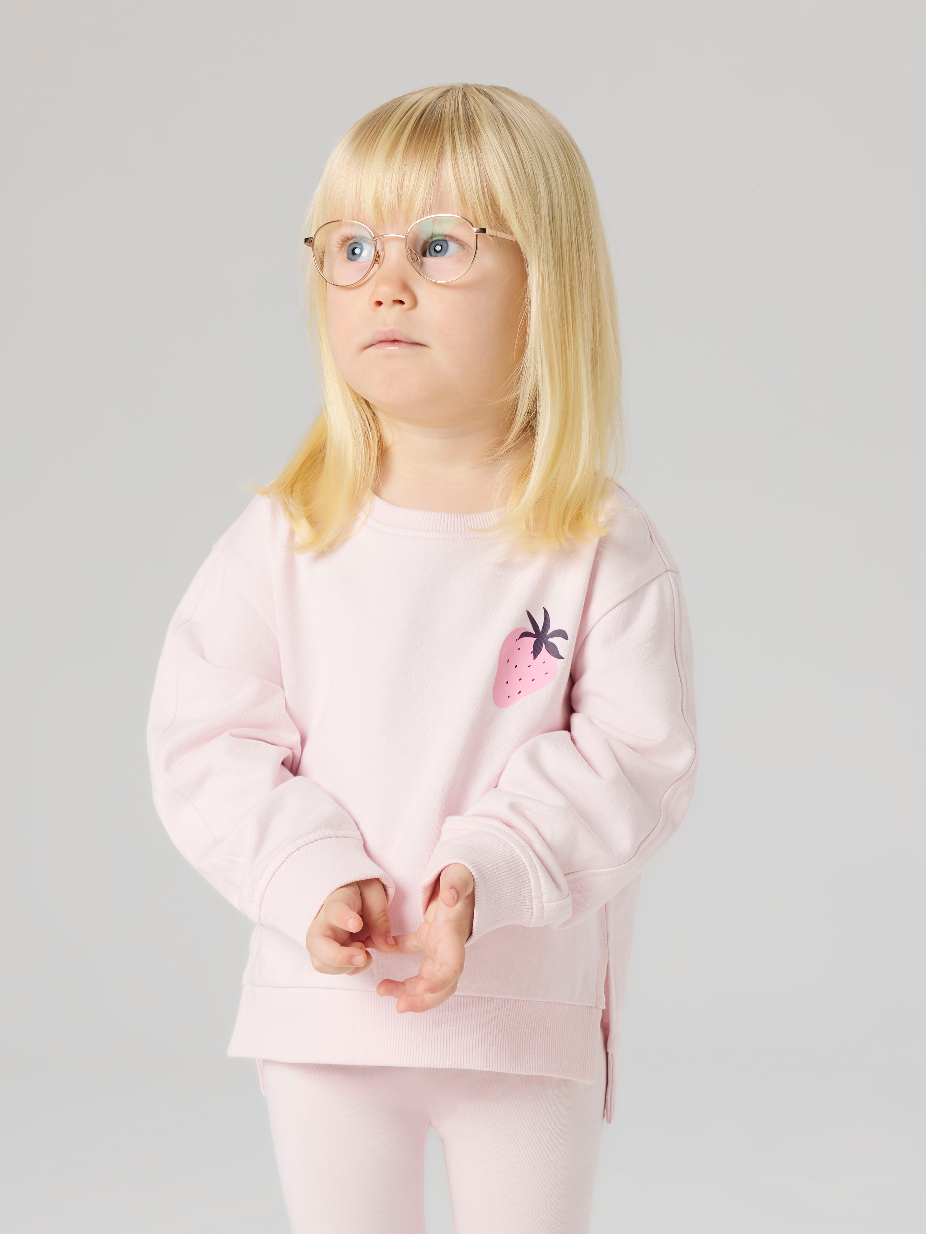 Sudadera Rosa Fresa Mini