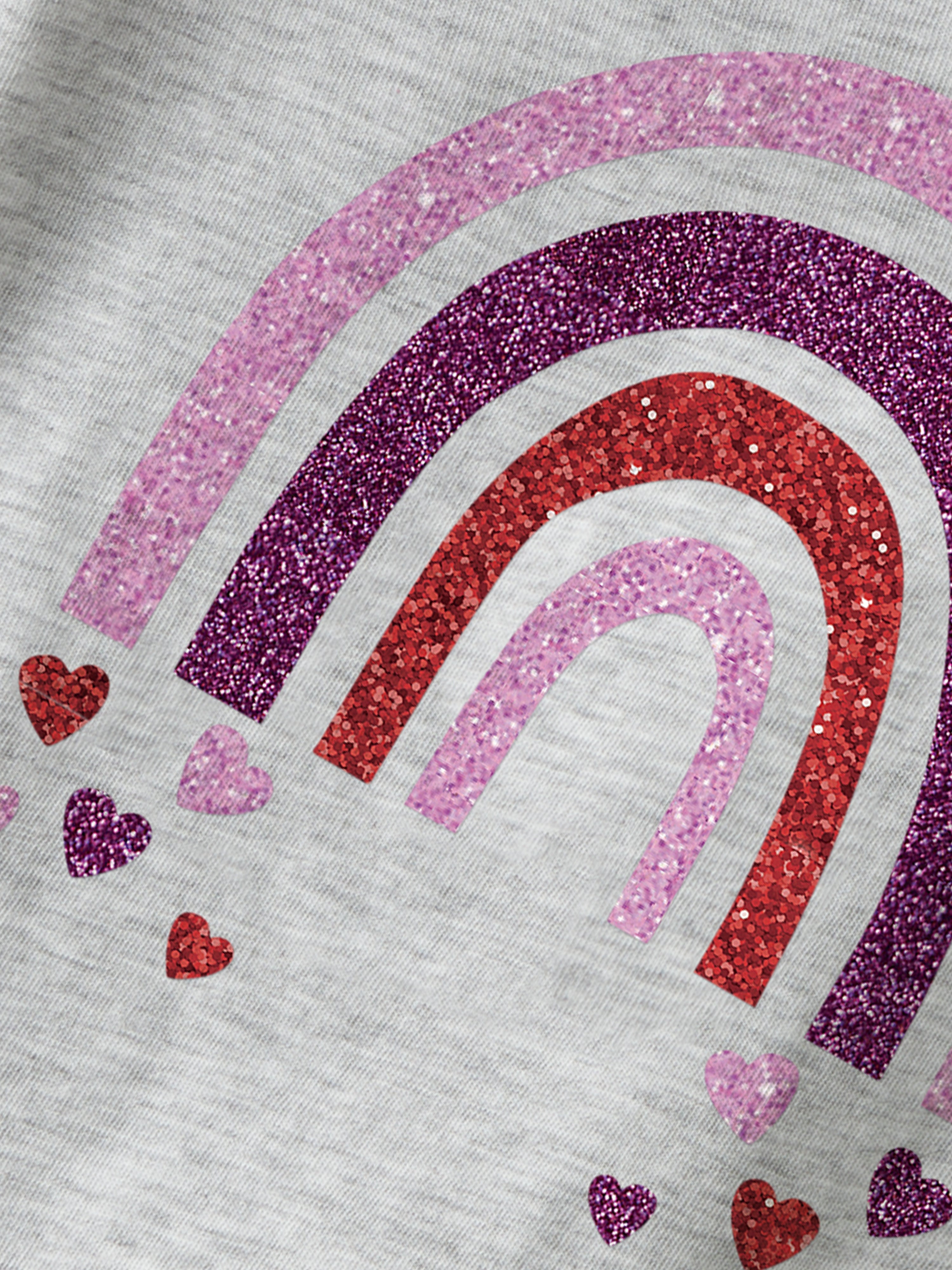 Camiseta Rainbow Gris Mini
