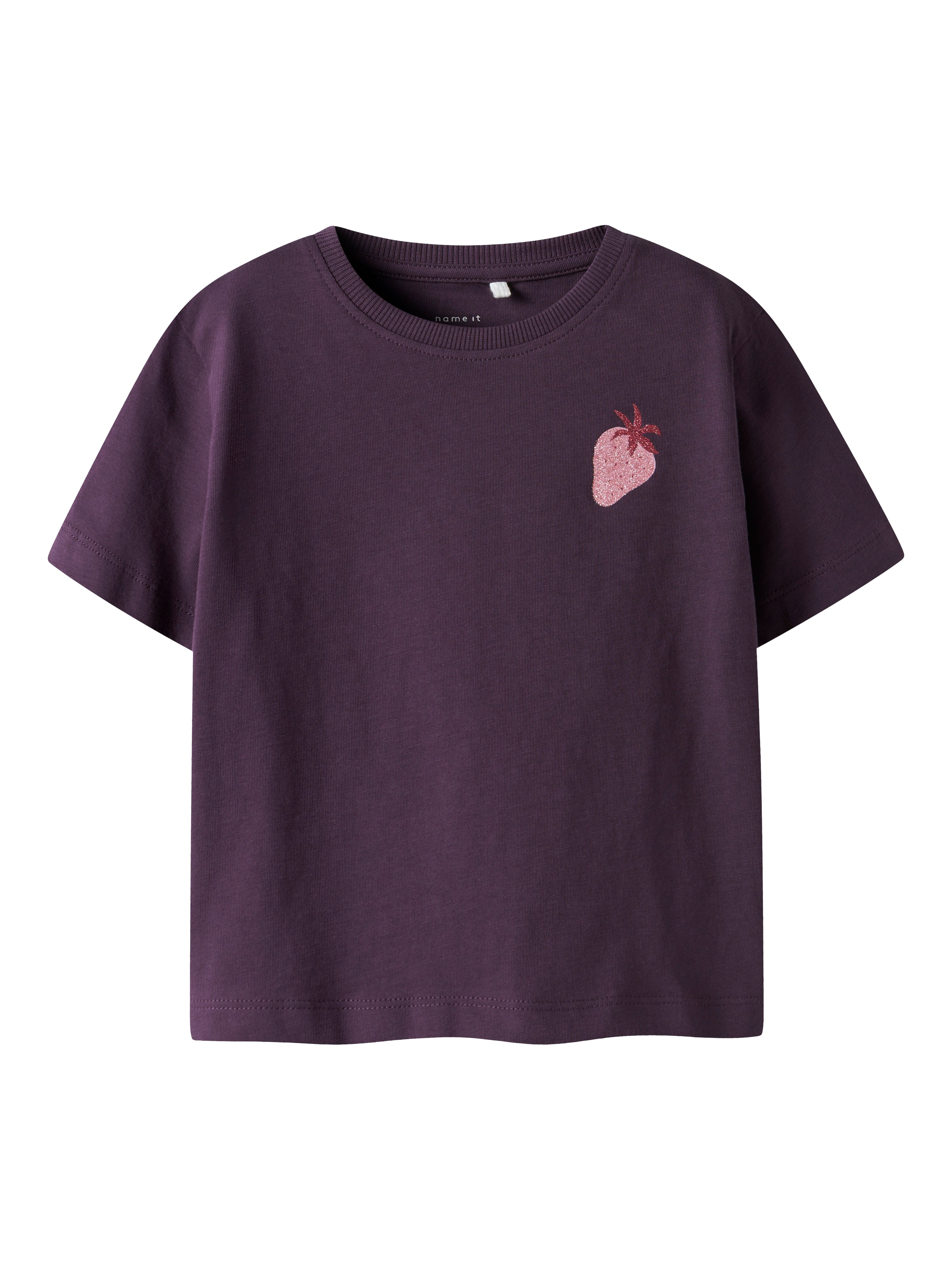Camiseta Fresa Morada Mini
