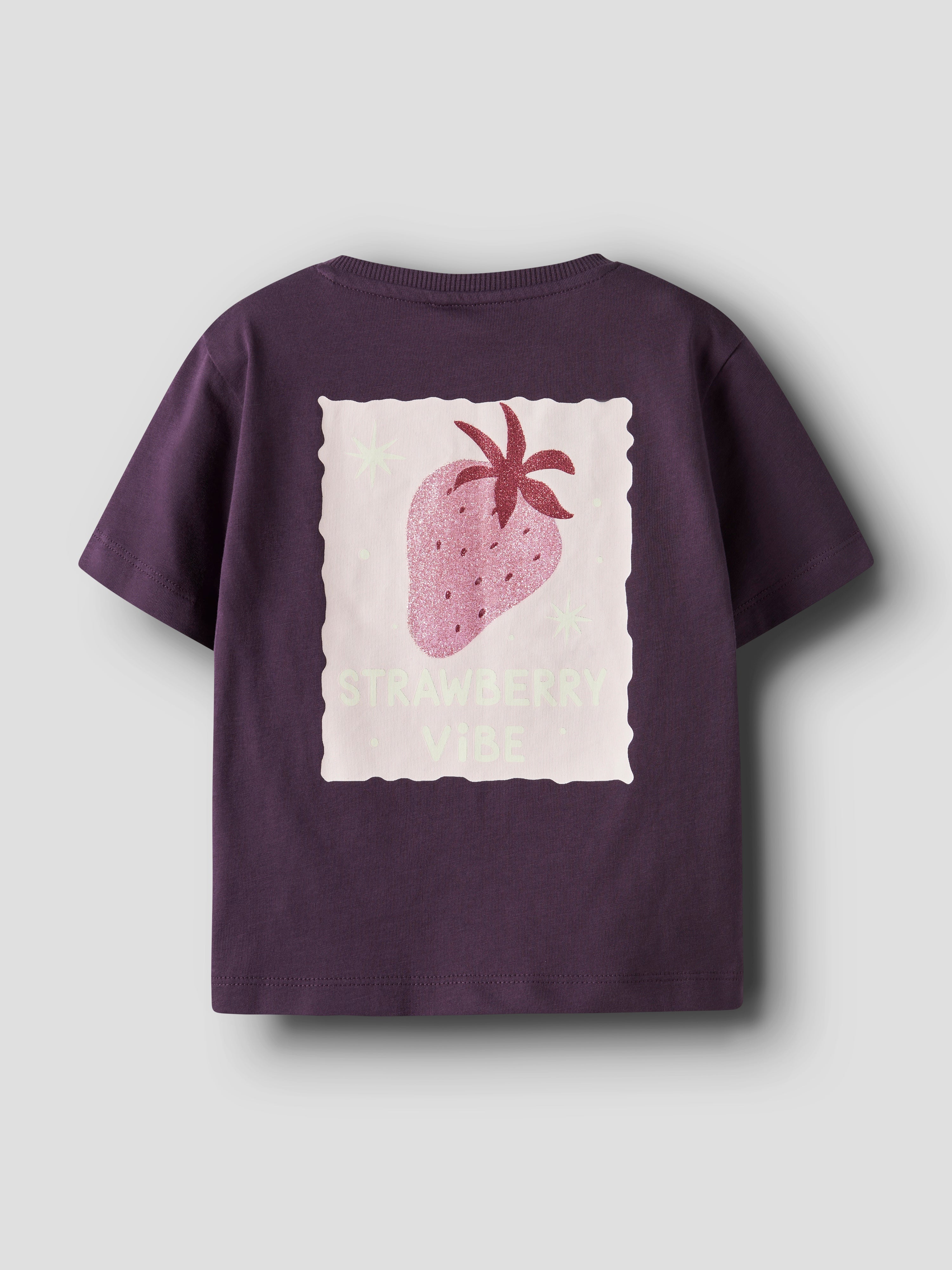 Camiseta Fresa Morada Mini