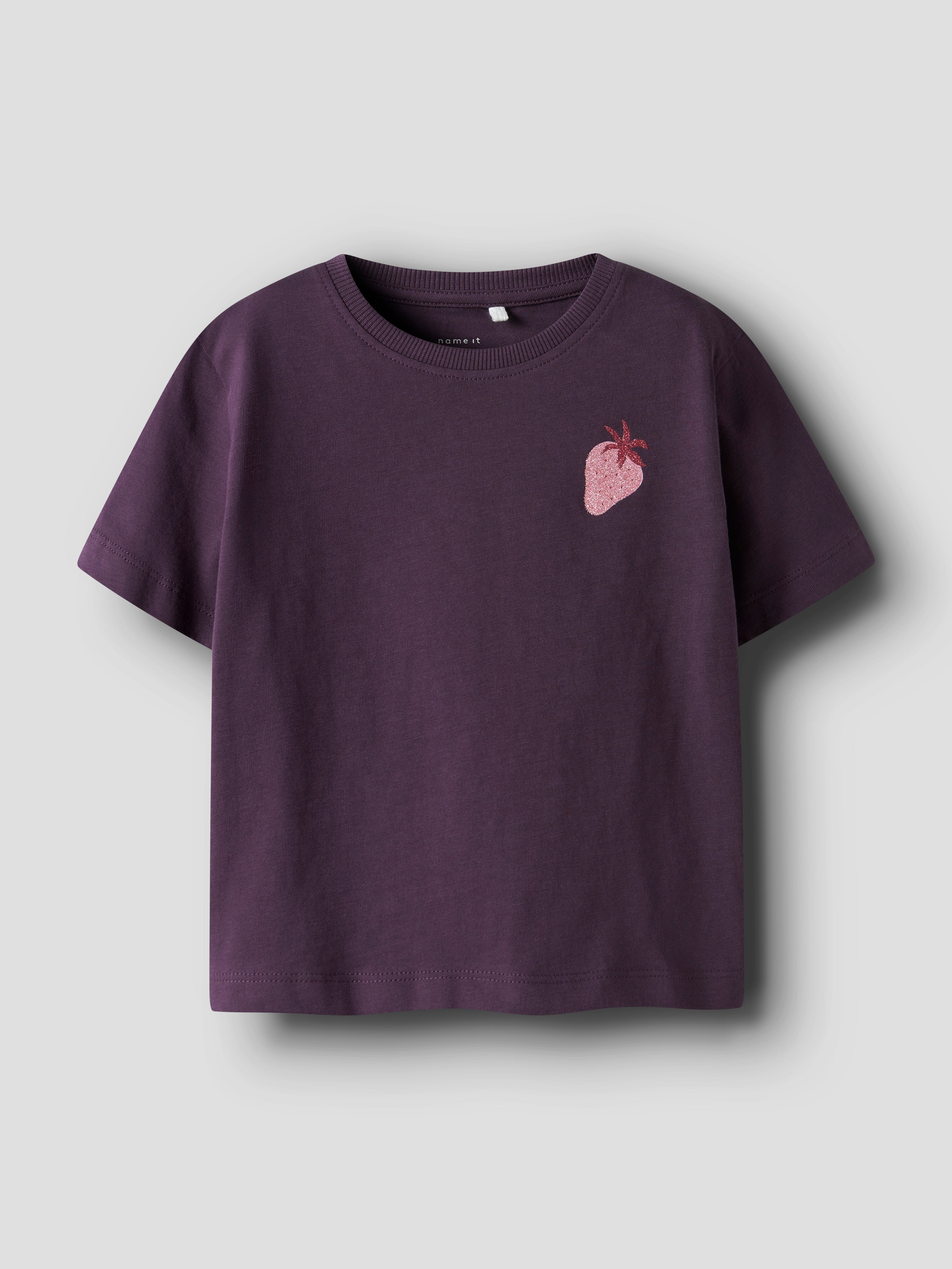 Camiseta Fresa Morada Mini
