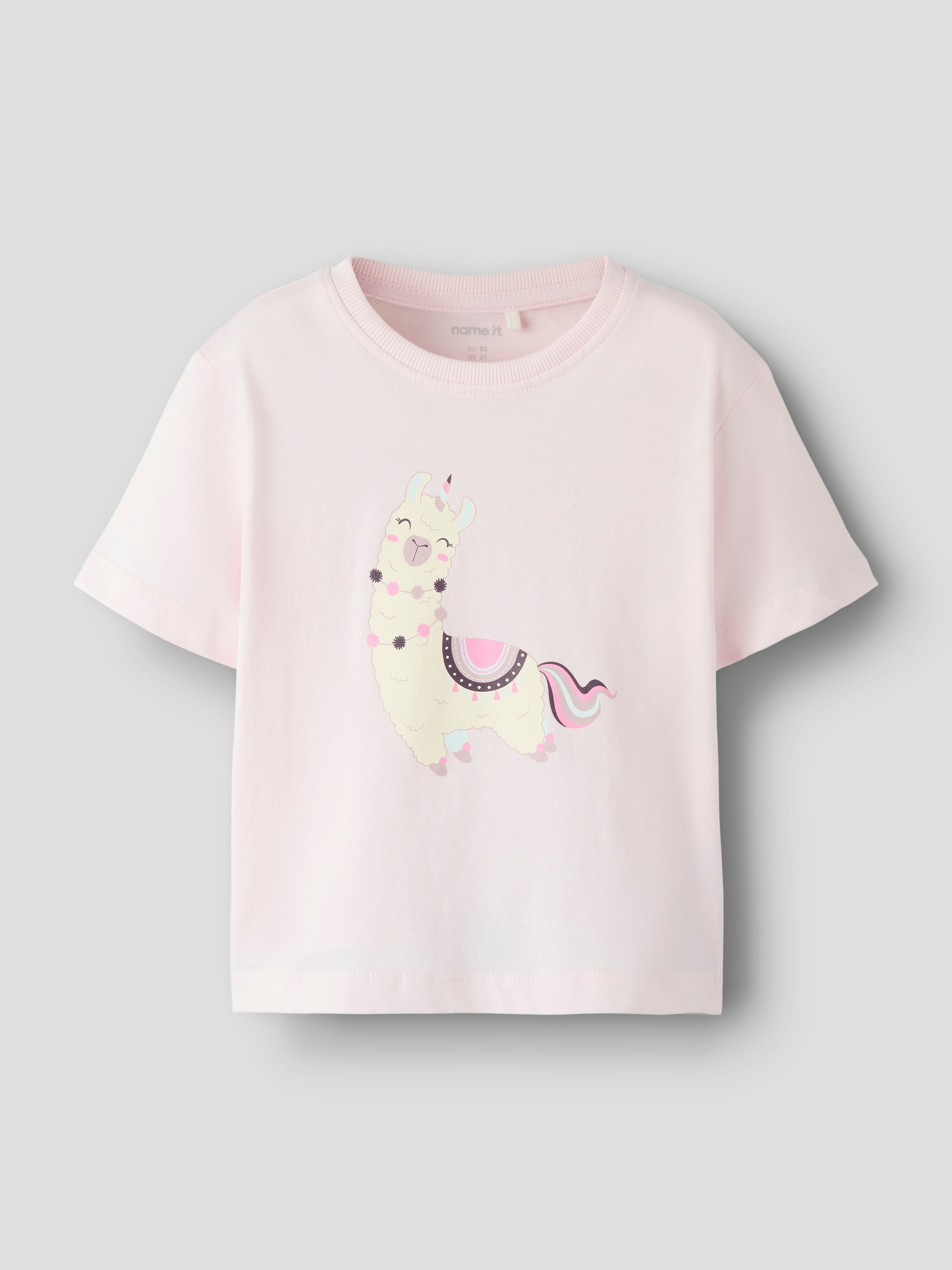 Camiseta Alpaca Rosa Mini