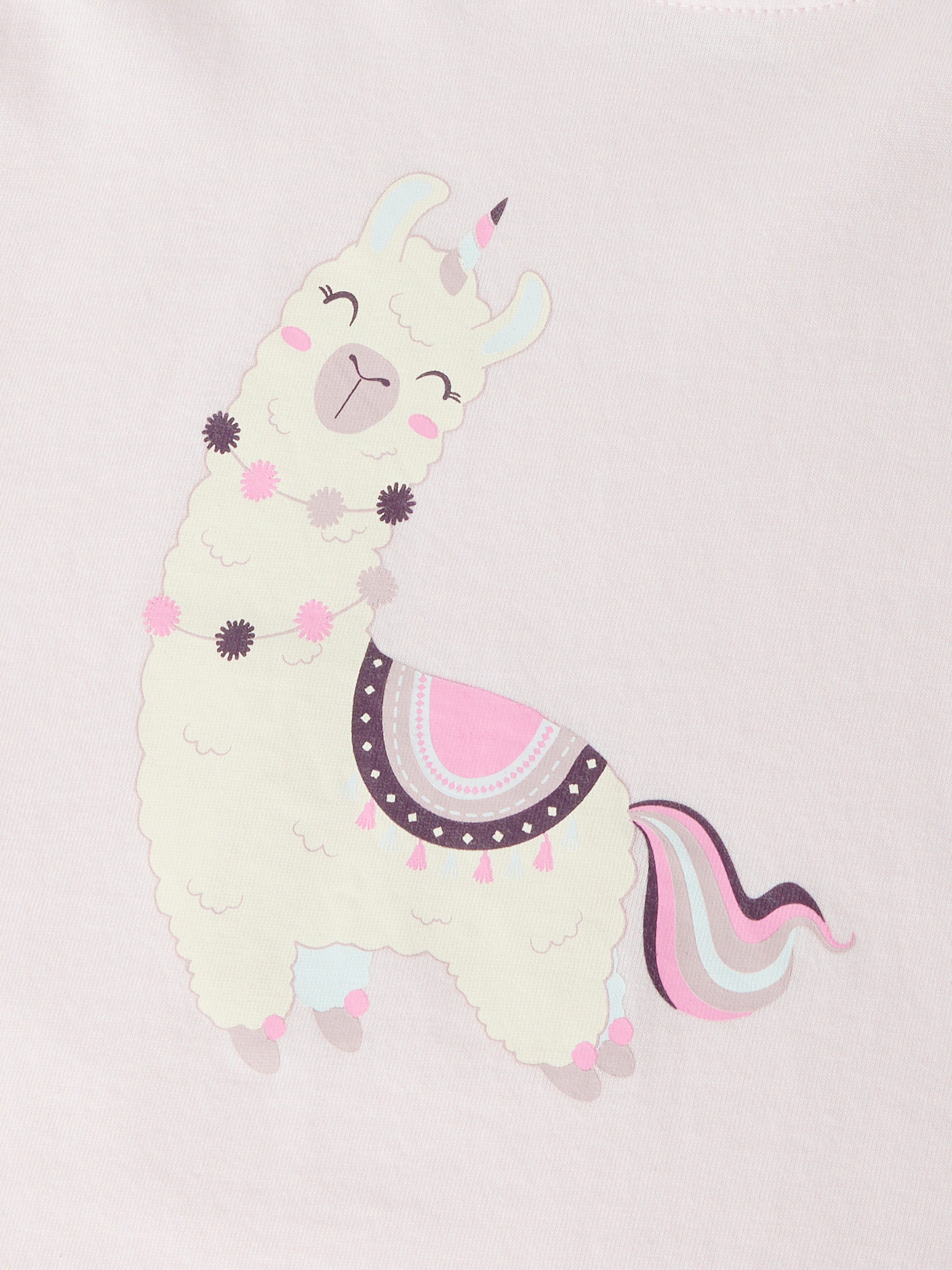 Camiseta Alpaca Rosa Mini