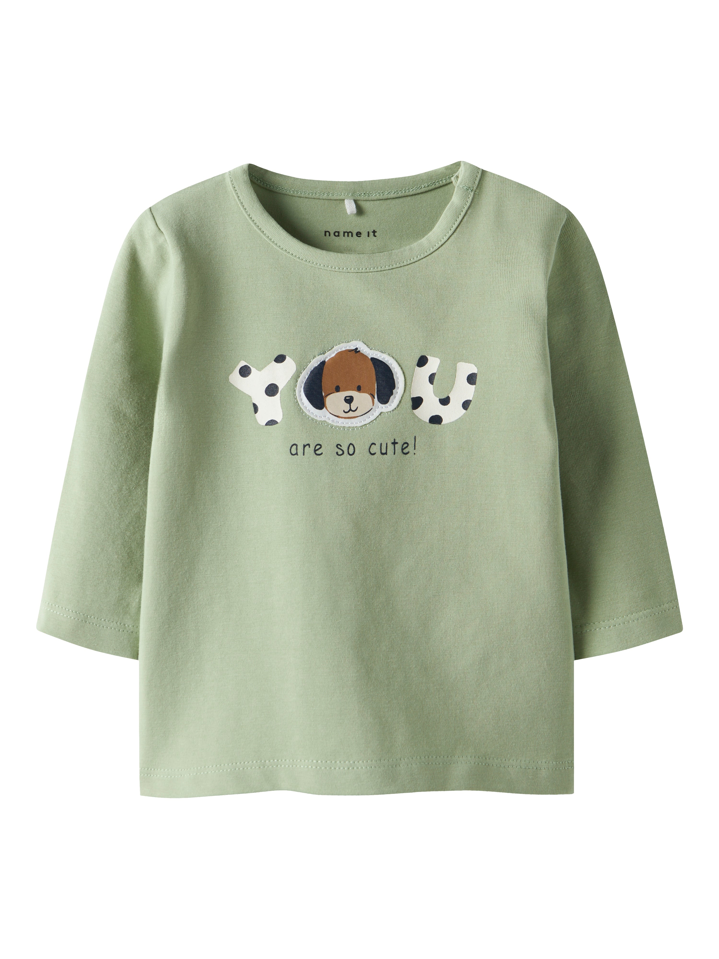 Camiseta Perritos Verde Bebé