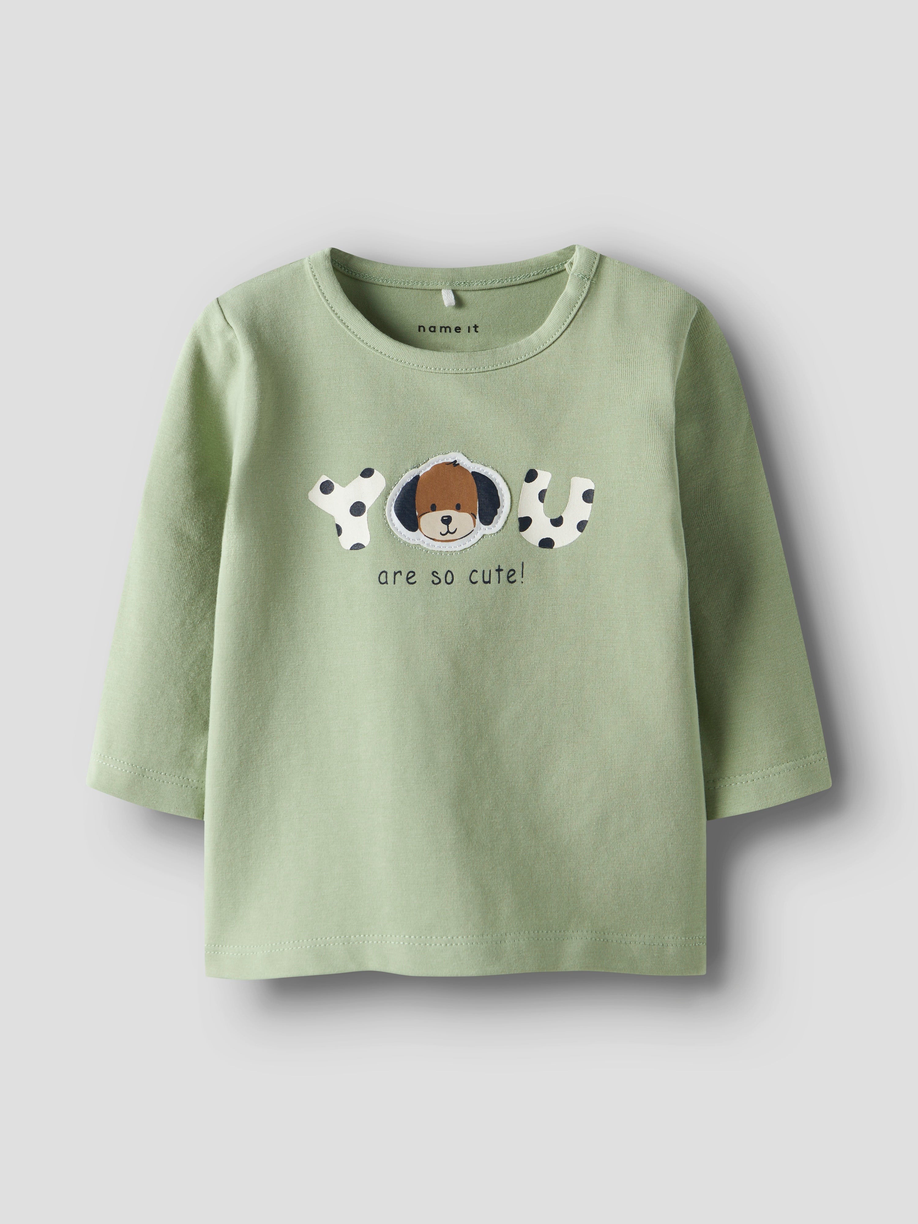 Camiseta Perritos Verde Bebé