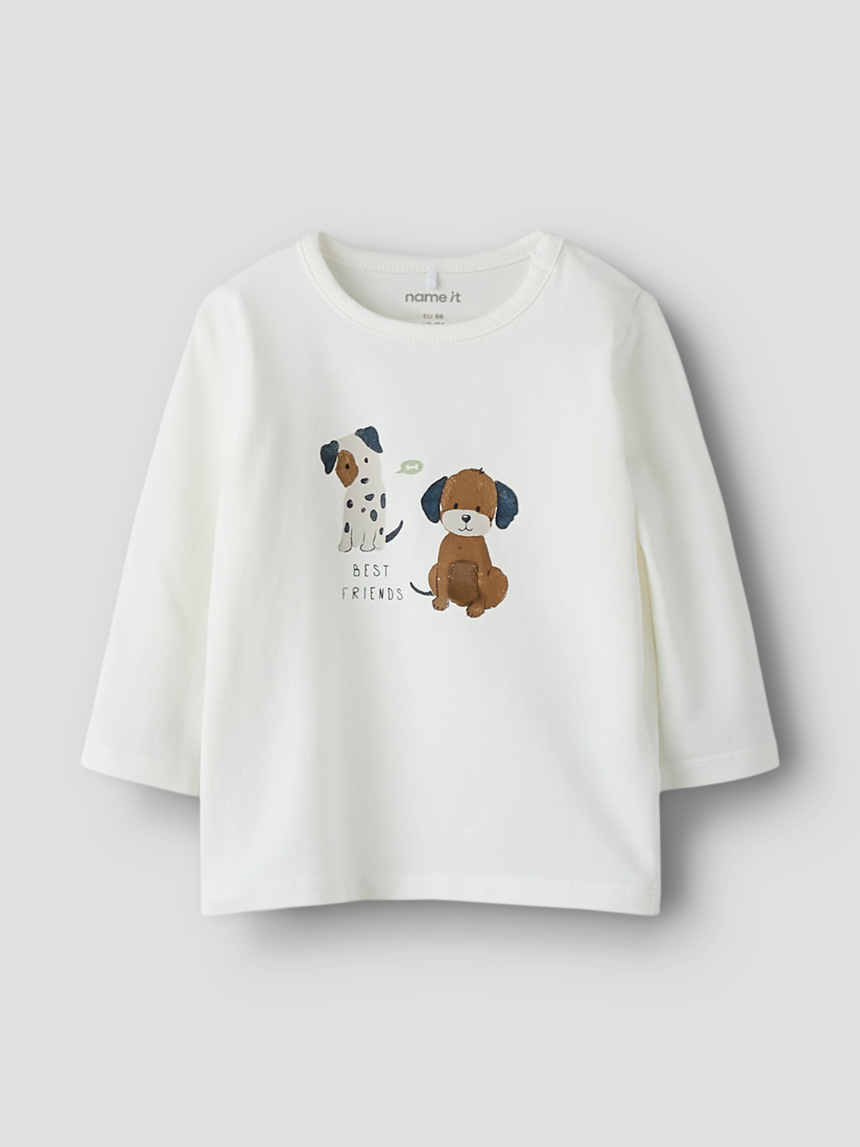 Camiseta Perritos Blanca Bebé