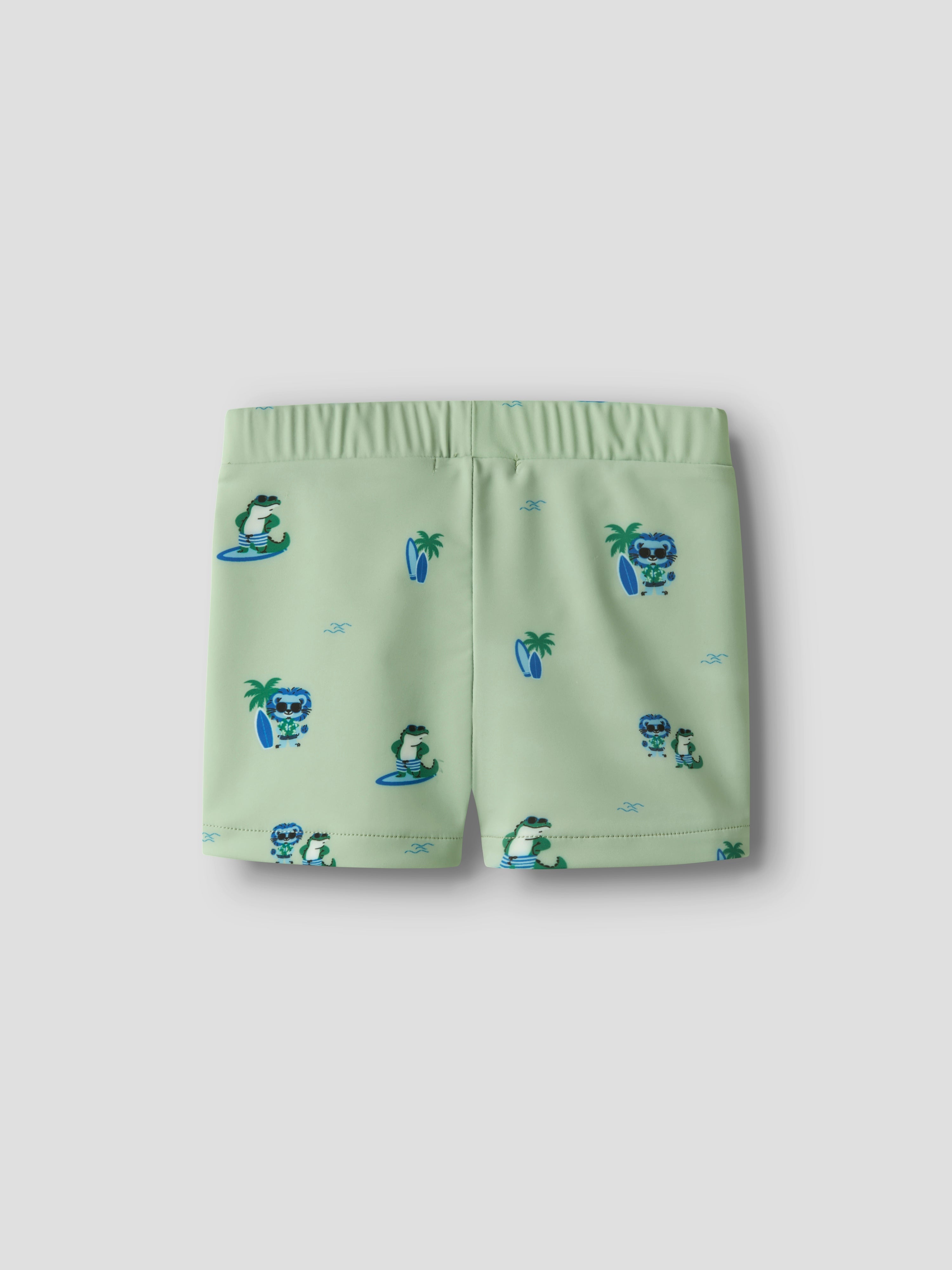 Bañador Ajustado Dino Verde