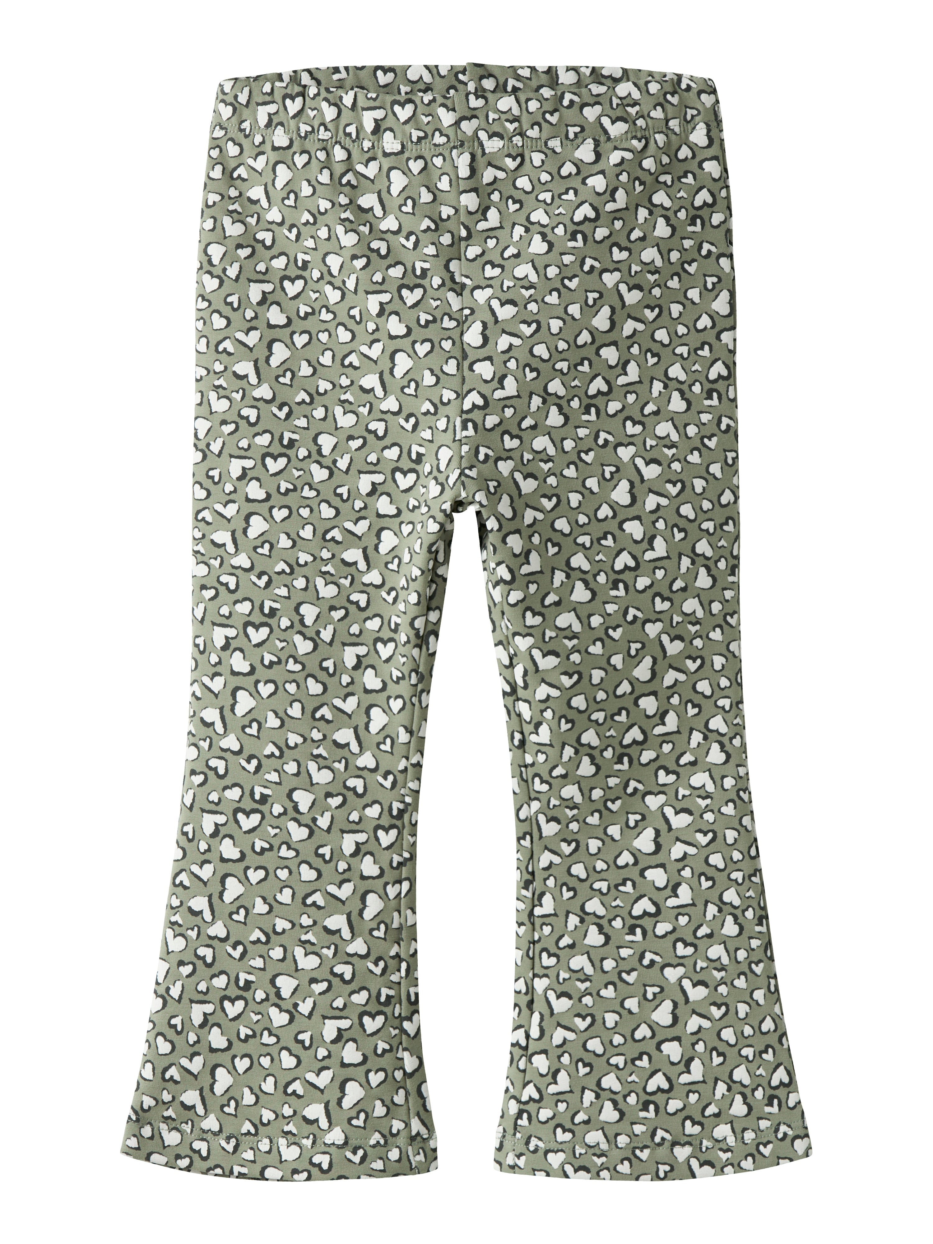 Legging Campana Corazones Verde Mini