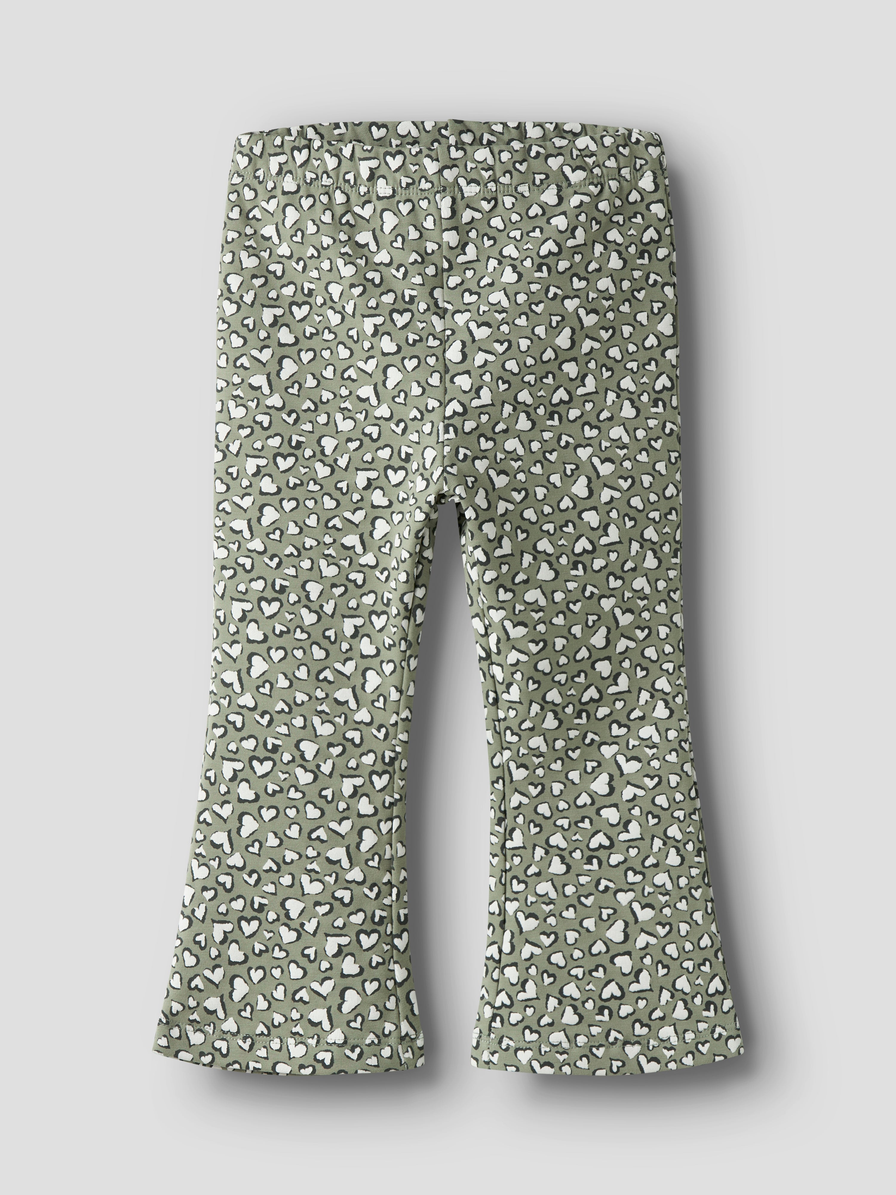 Legging Campana Corazones Verde Mini