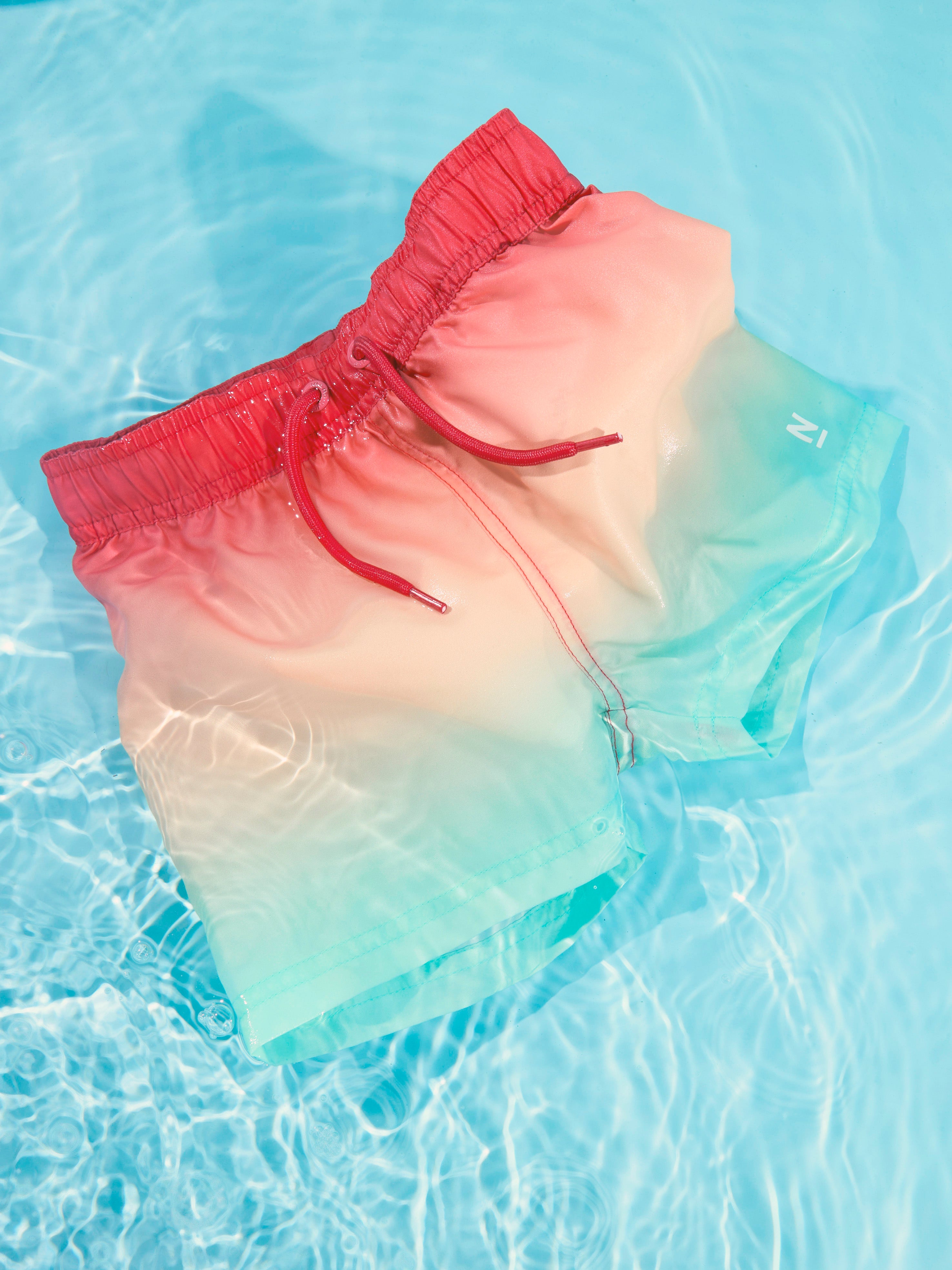 Bañador Rojo Tie Dye Mini
