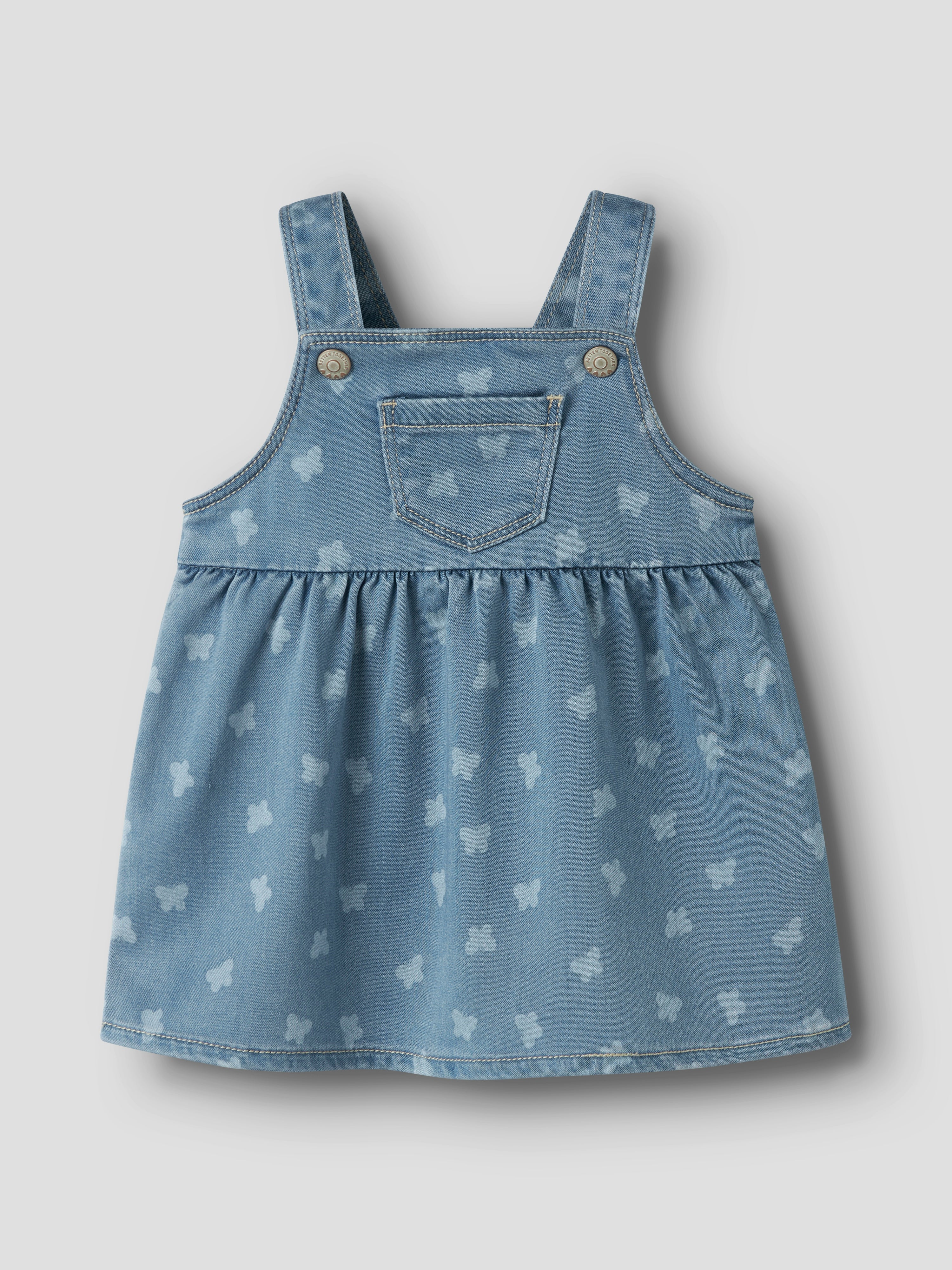 Vestido Denim Mariposas Bebé