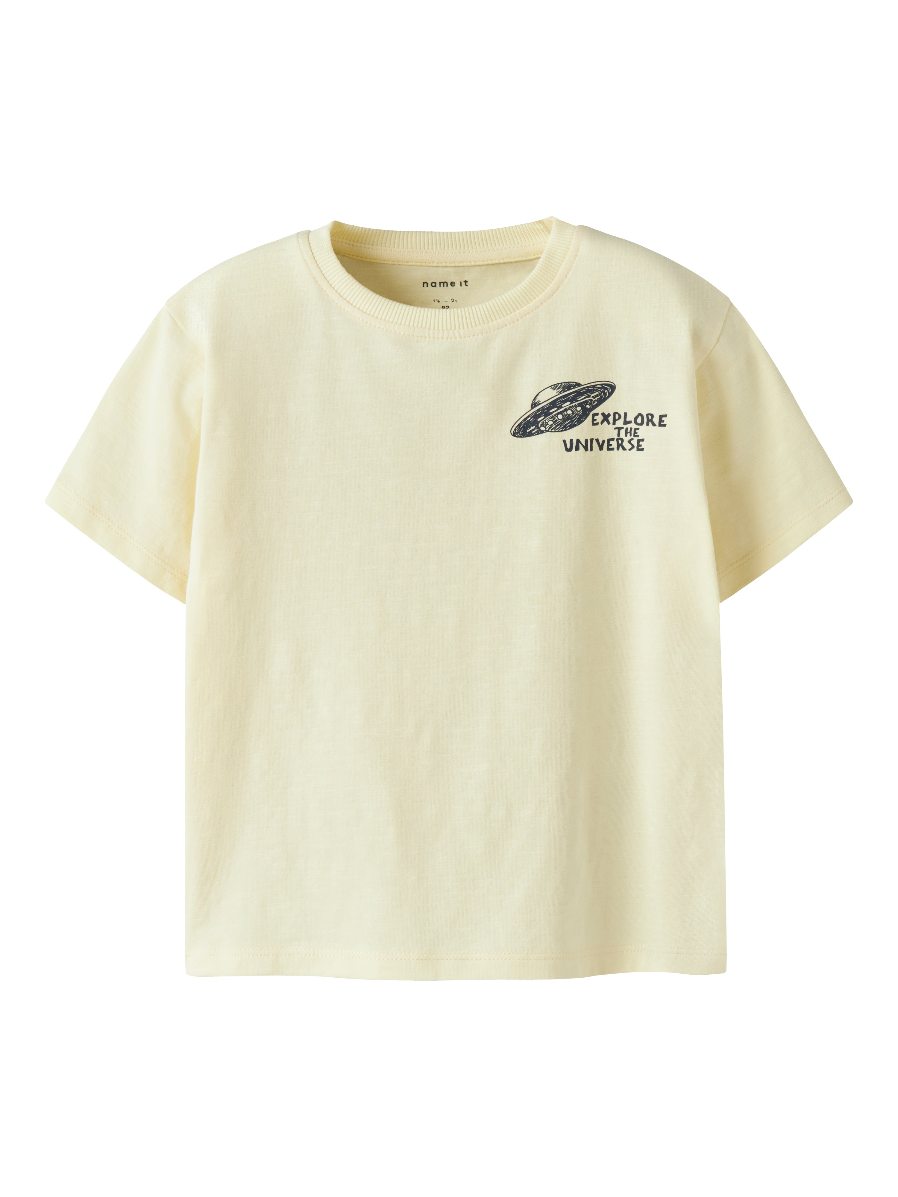 Camiseta Espacio Amarilla Mini