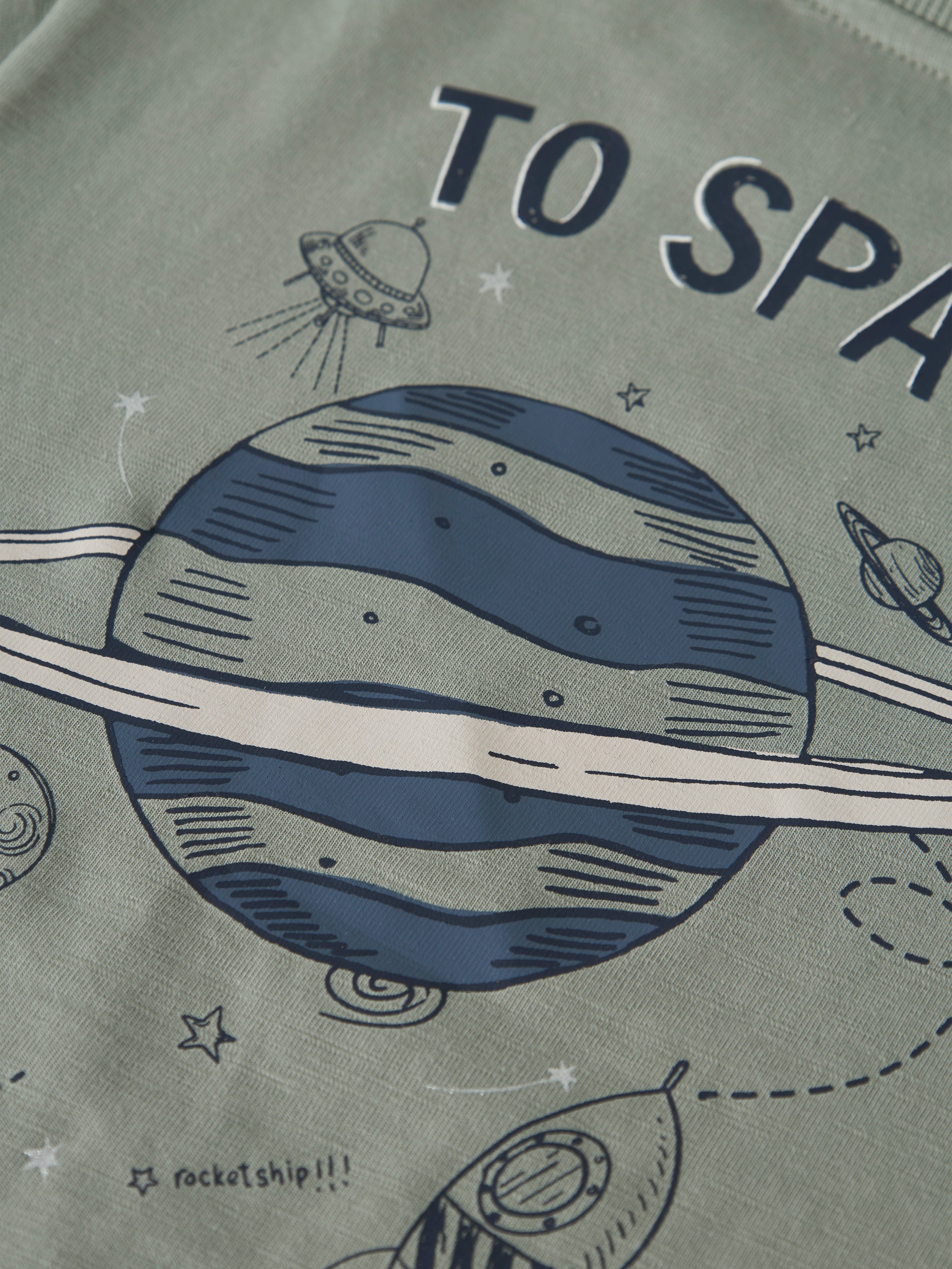 Camiseta Espacio Khaki Mini