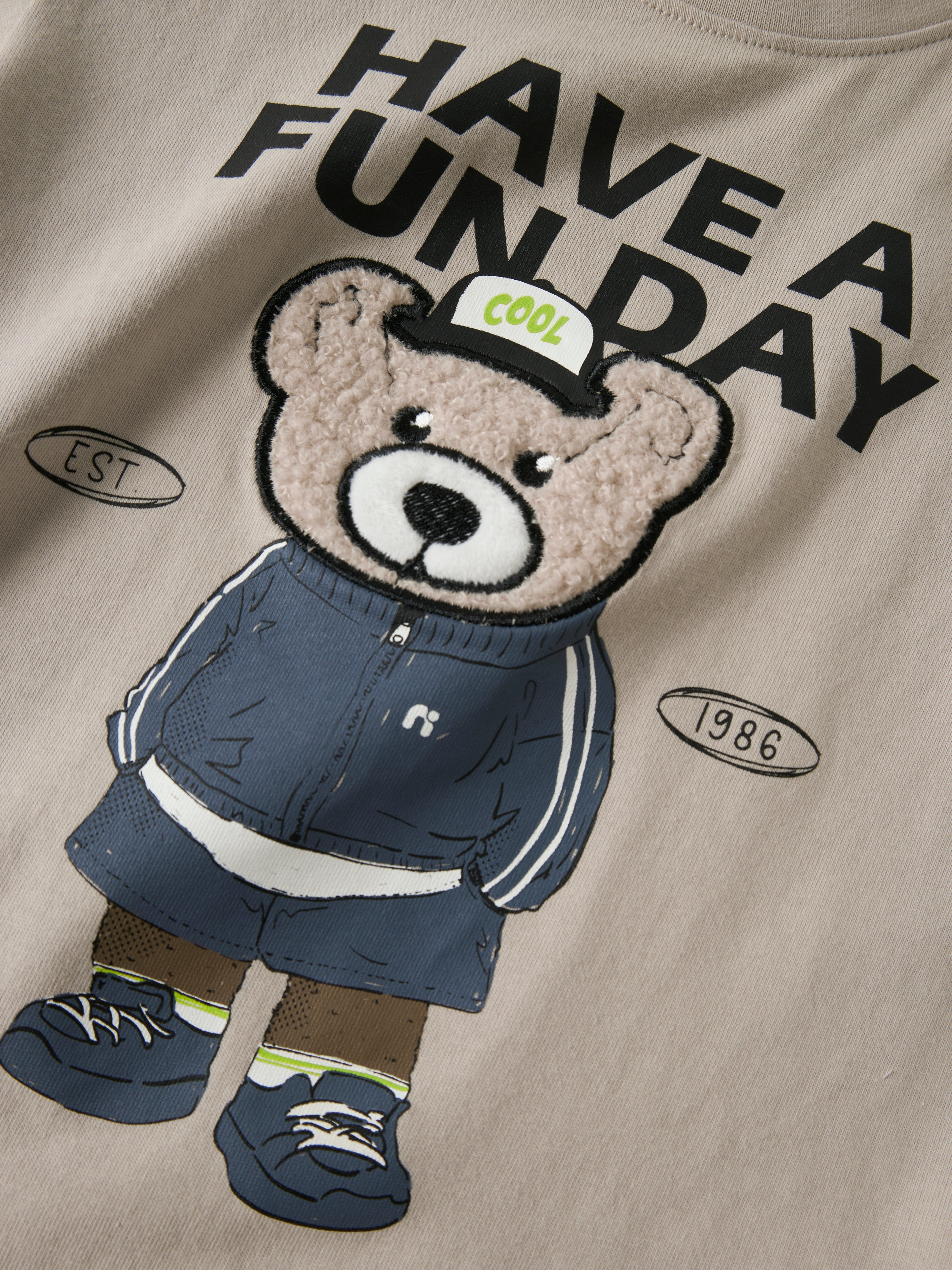 Camiseta Bear Cool Beige