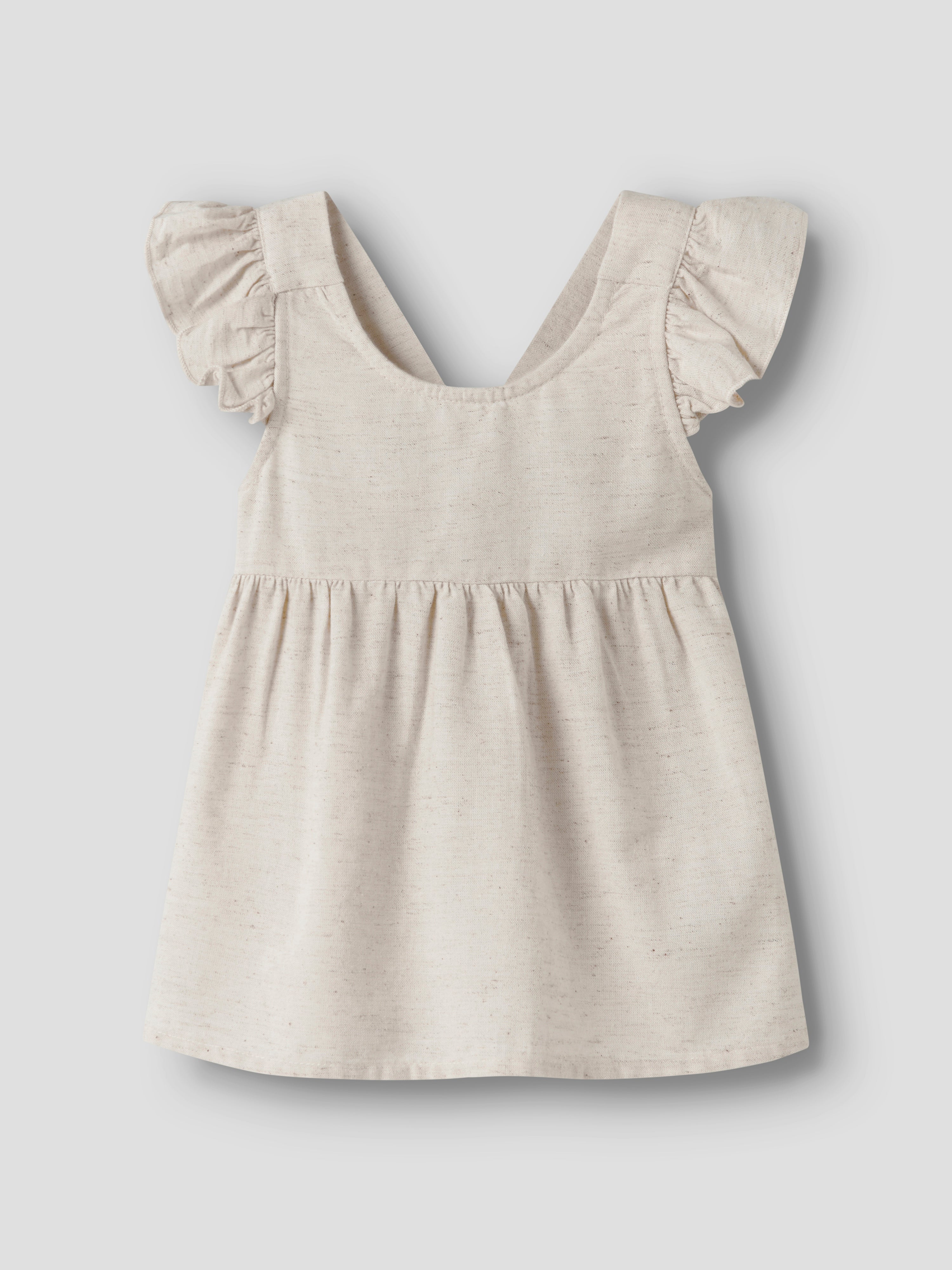Vestido Lino Beige Bebé
