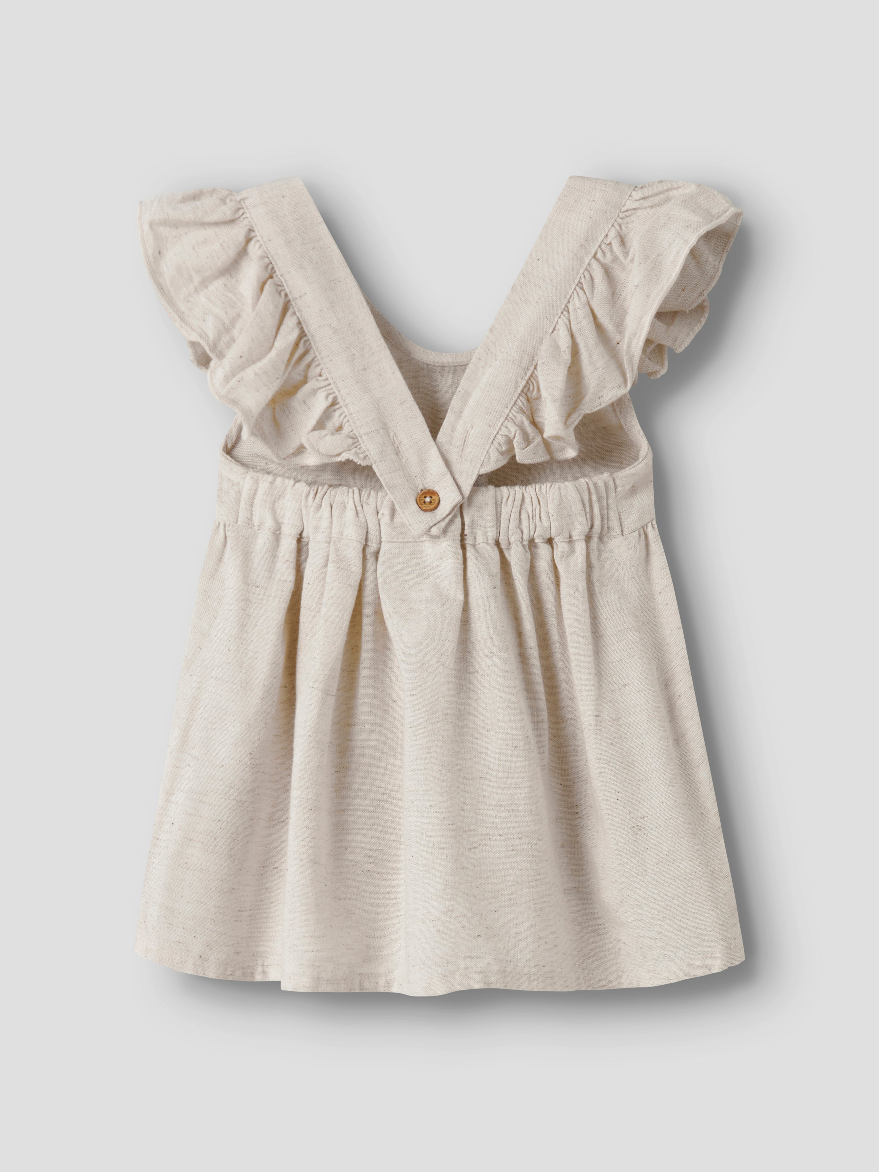 Vestido Lino Beige Bebé