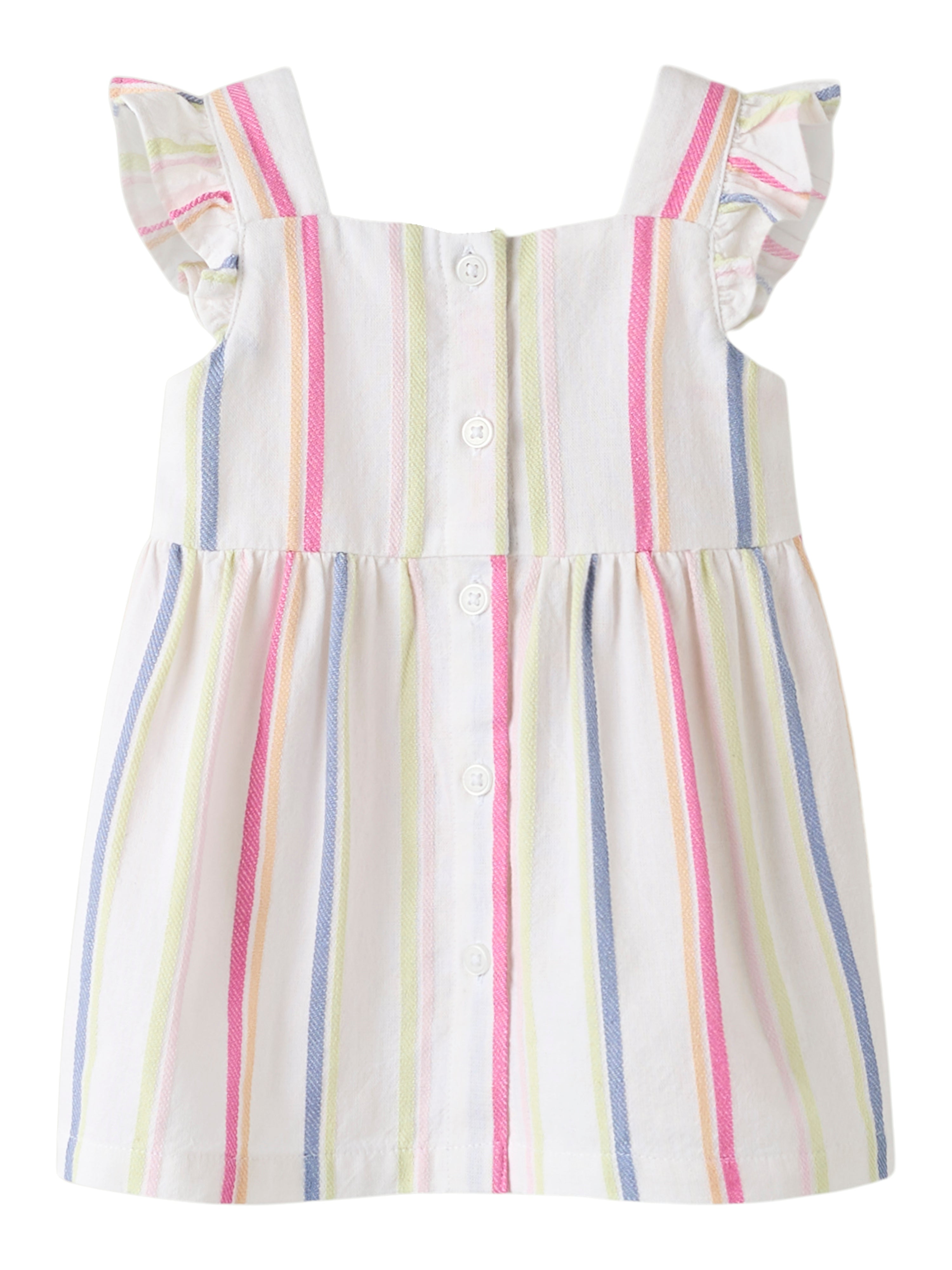 Vestido Rayas Colores Bebé