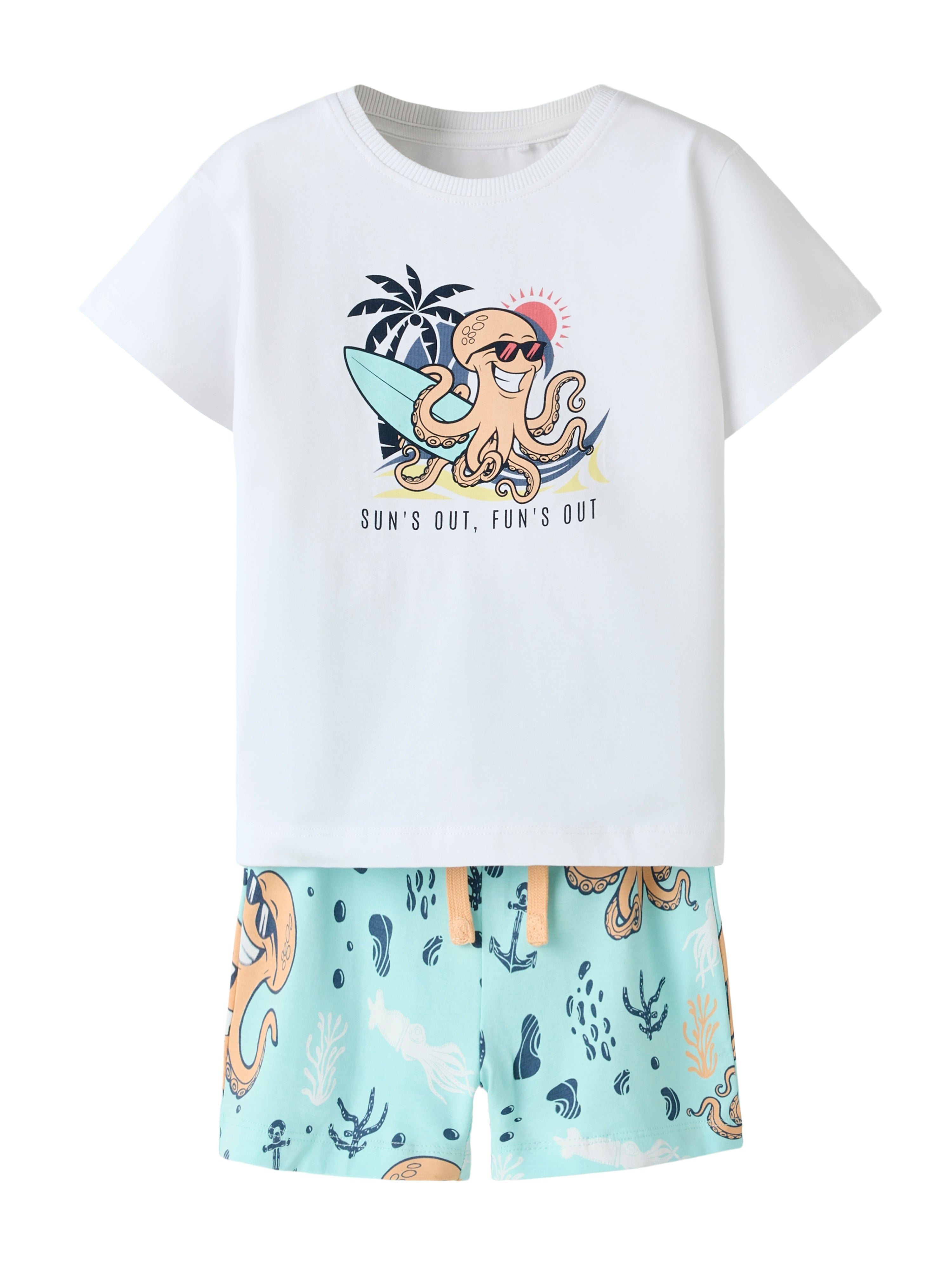 Conjunto Pulpo Blanco Mini
