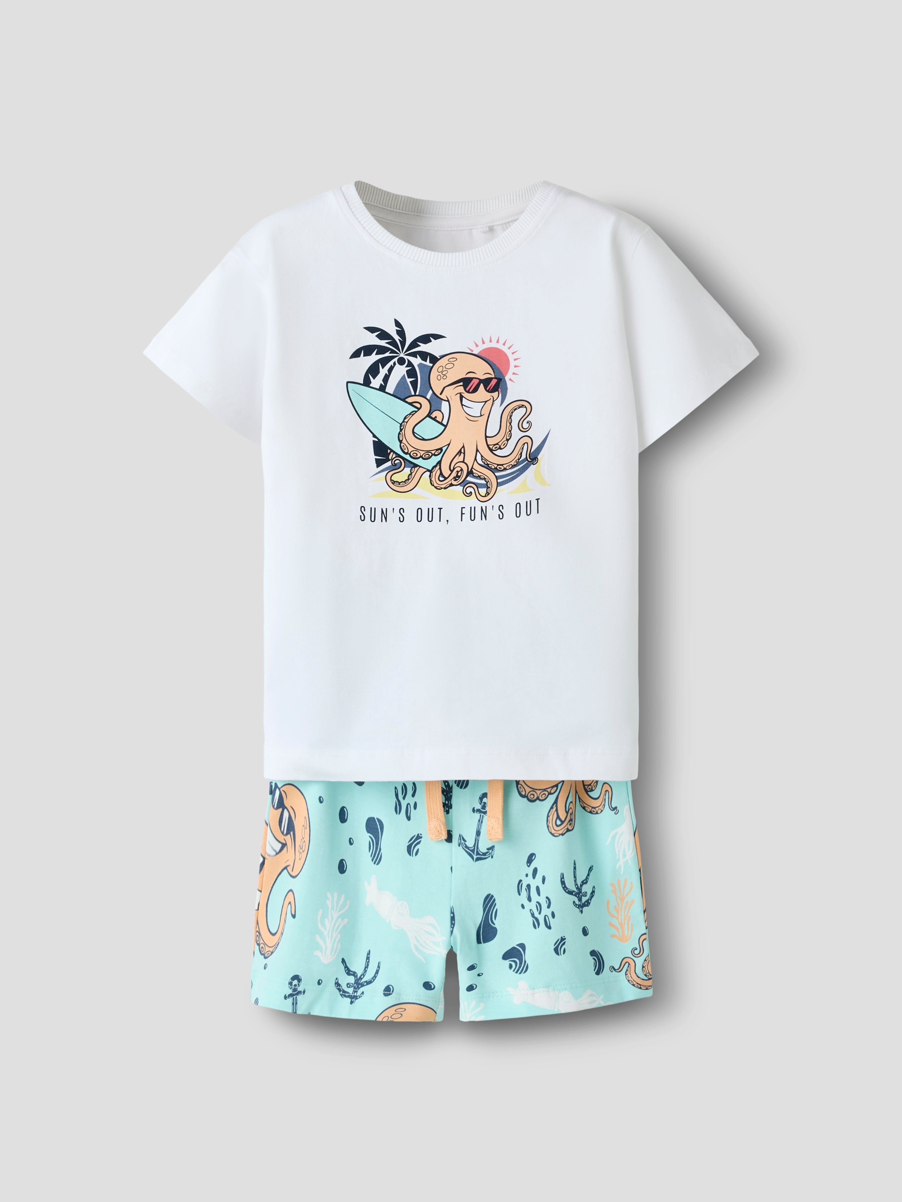 Conjunto Pulpo Blanco Mini