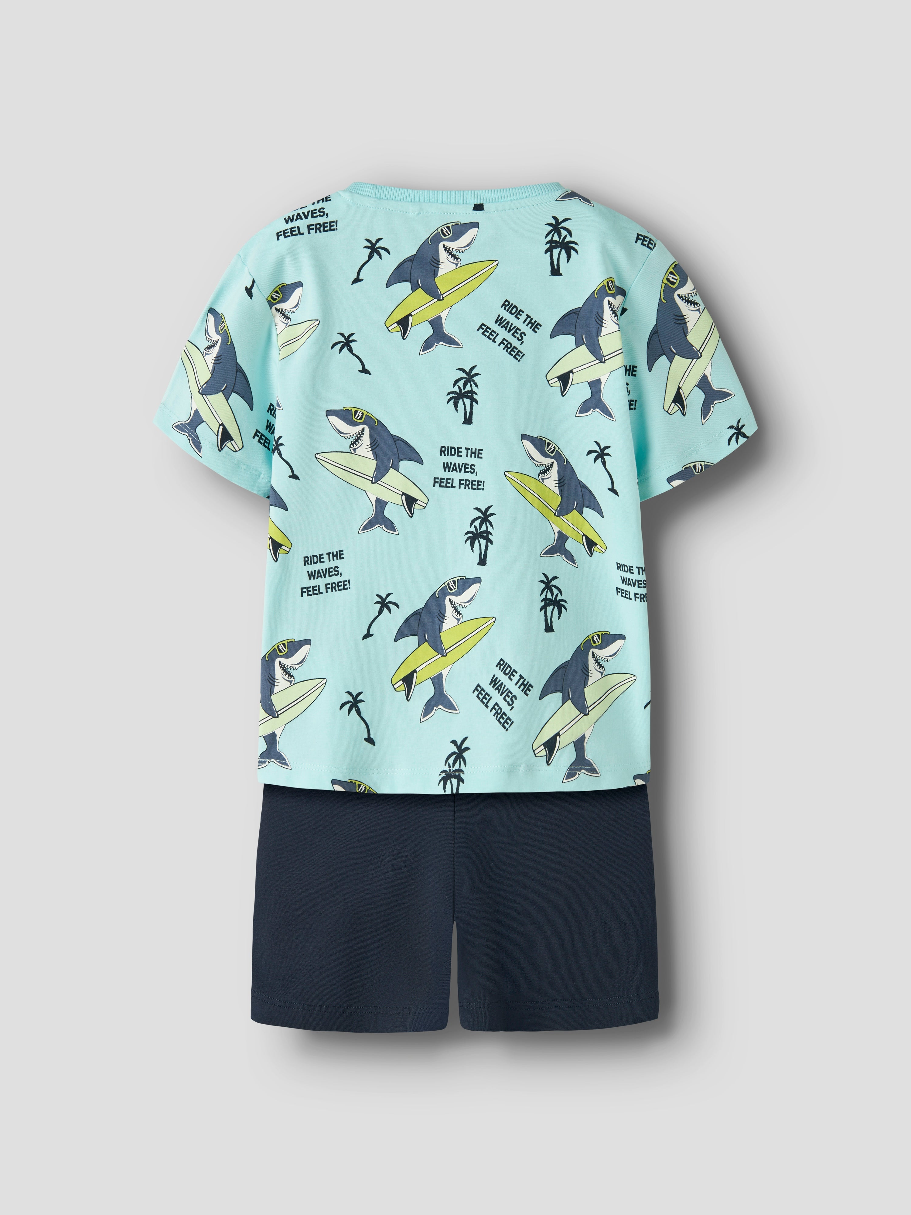 Conjunto Tiburón Surf Azul Mini