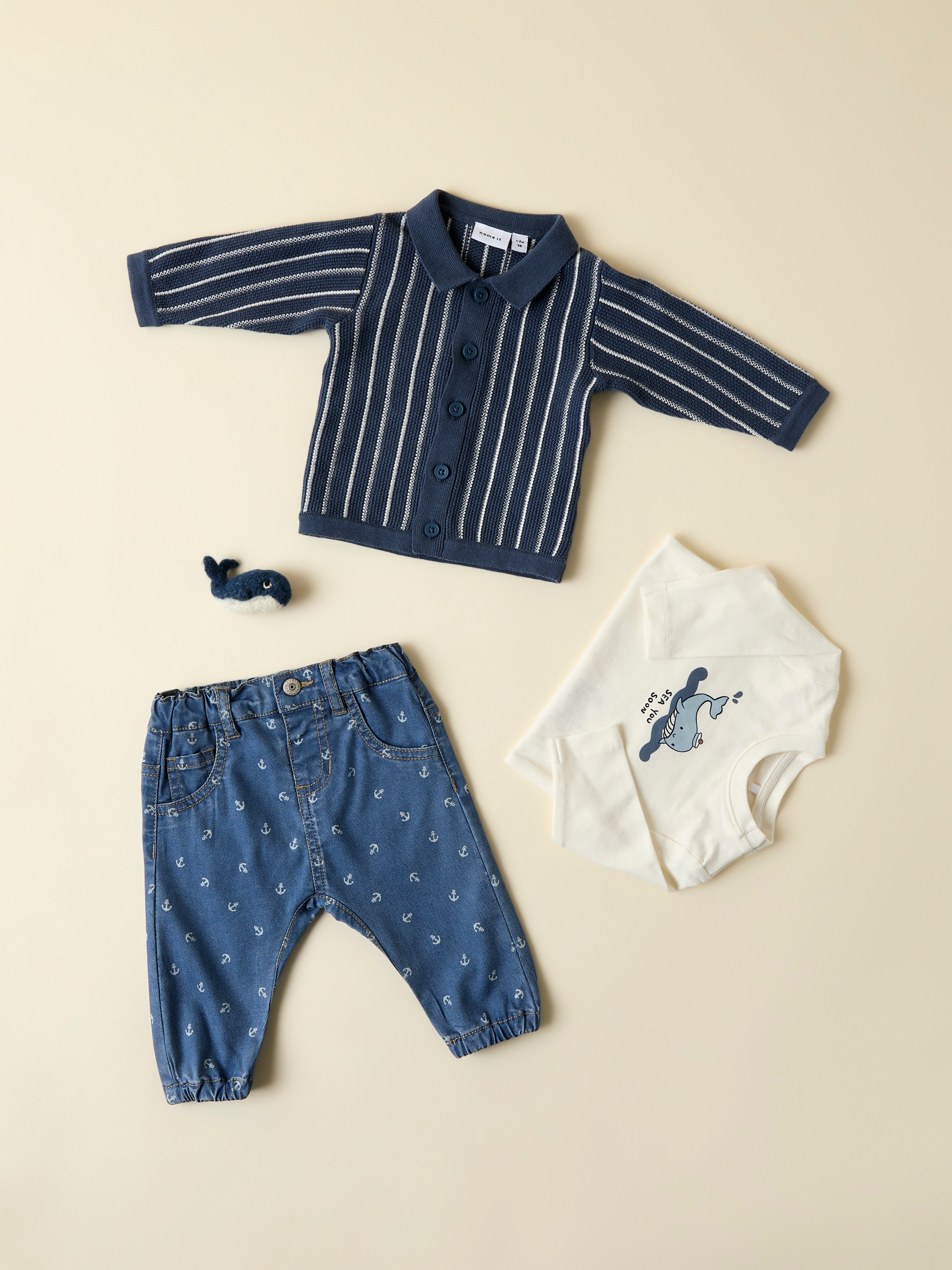 Camiseta Blanca Ballena Bebé