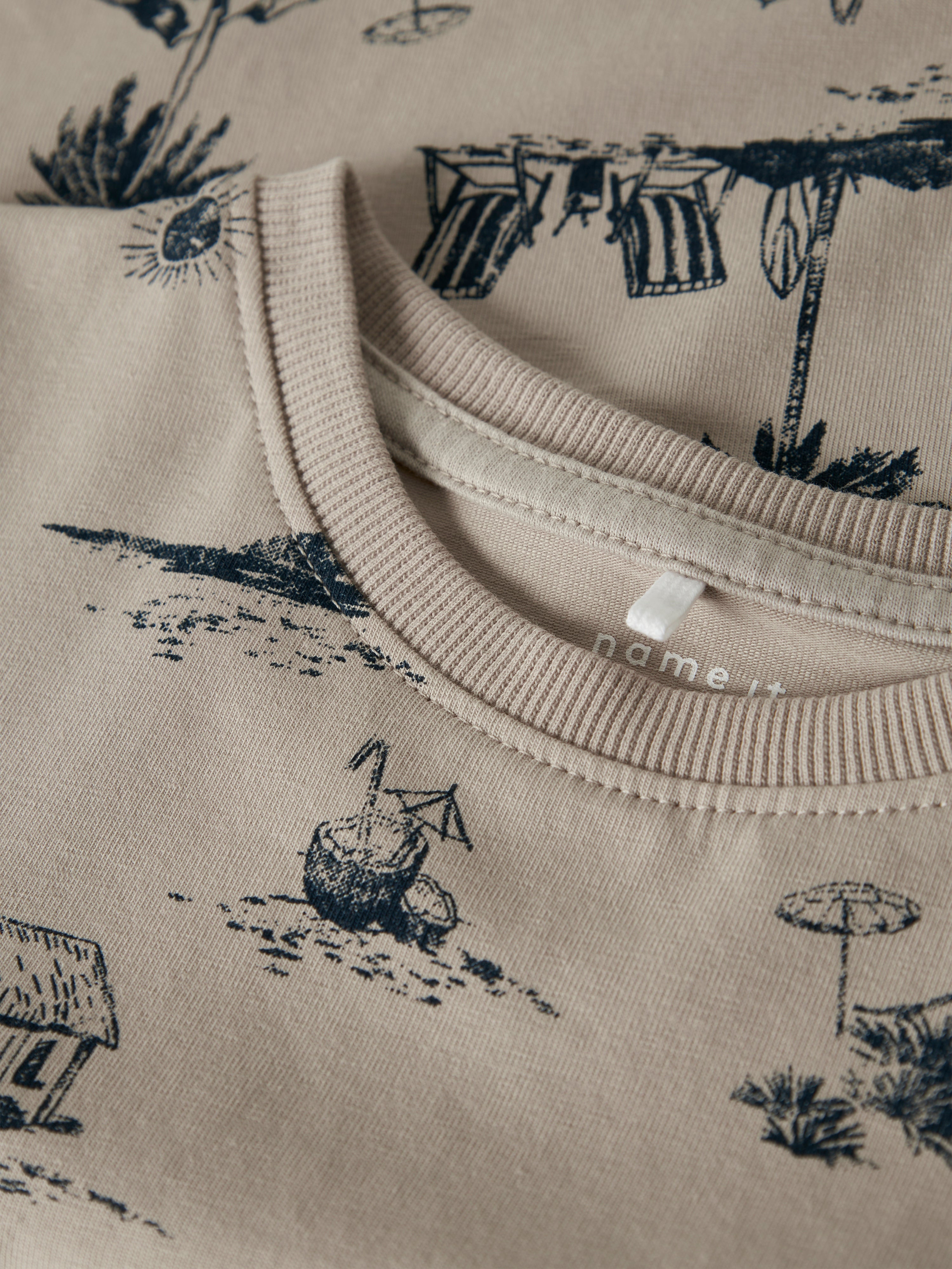 Camiseta Summer Marrón Mini