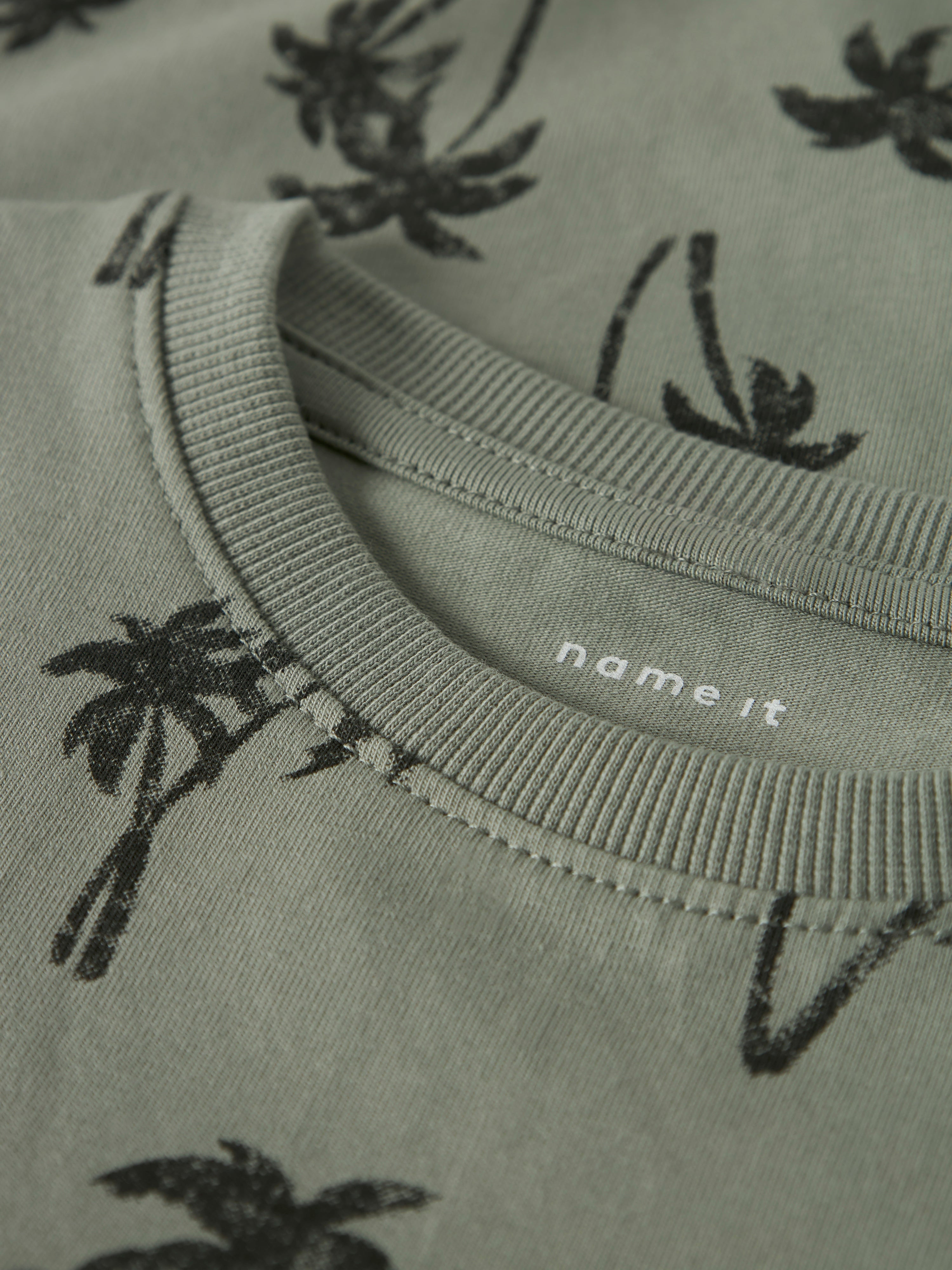 Camiseta Palmeras Verde Mini