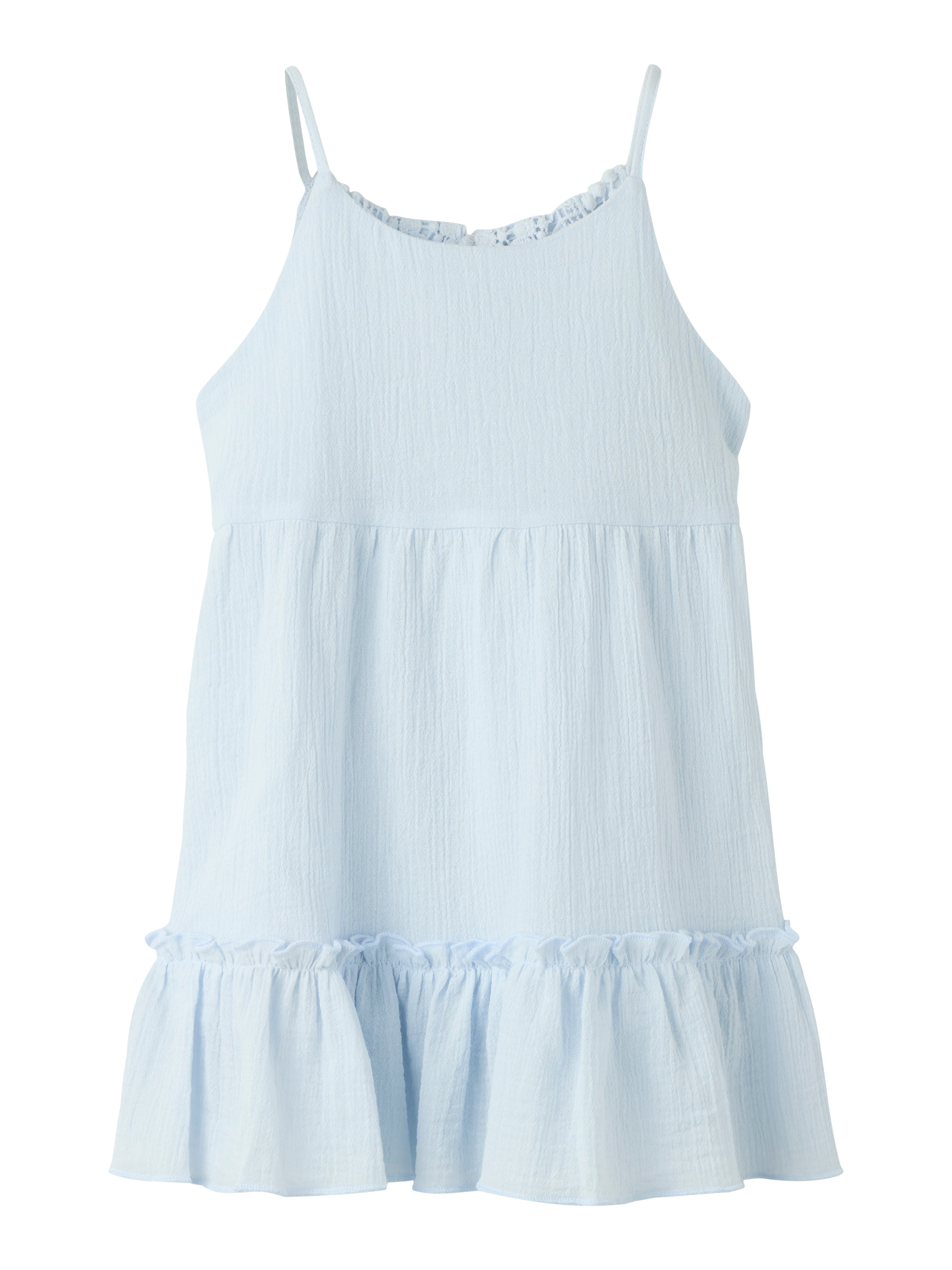 Vestido Crochet Azul Mini