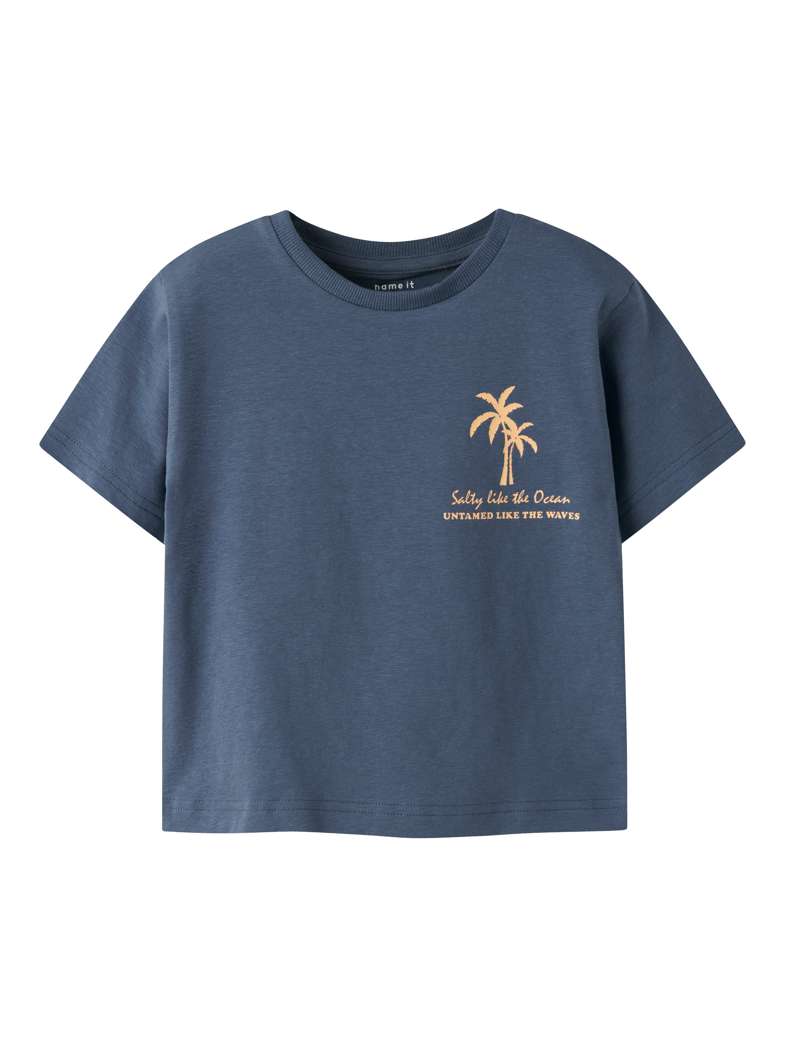 Camiseta Palmeras Azul Mini