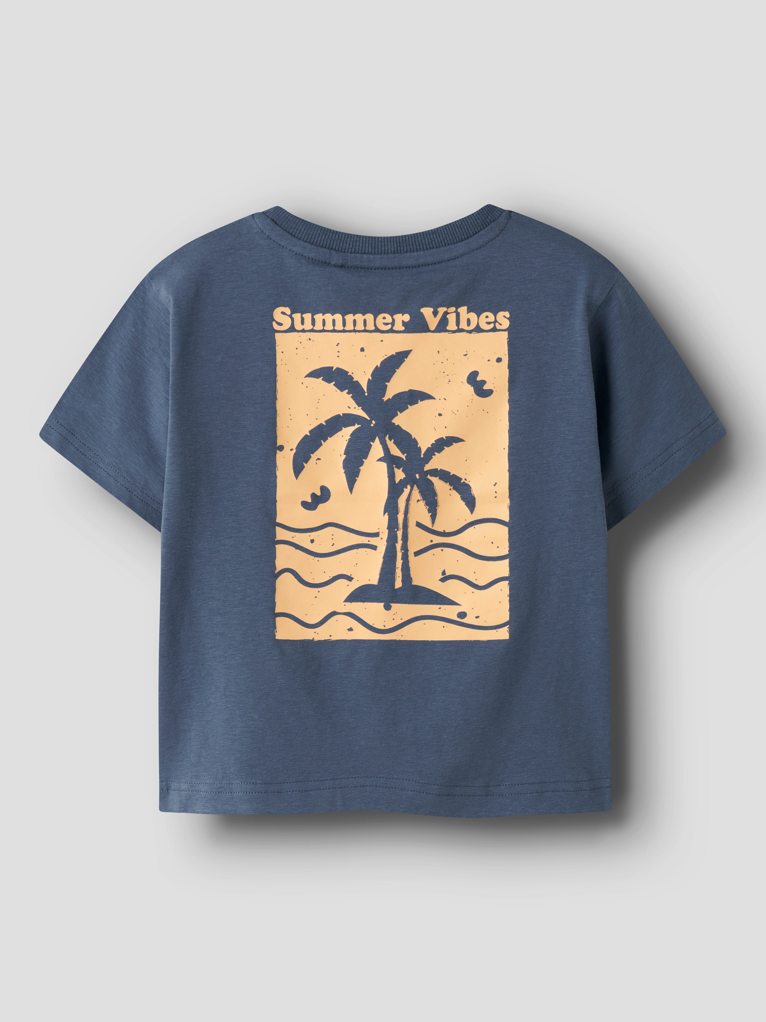 Camiseta Palmeras Azul Mini