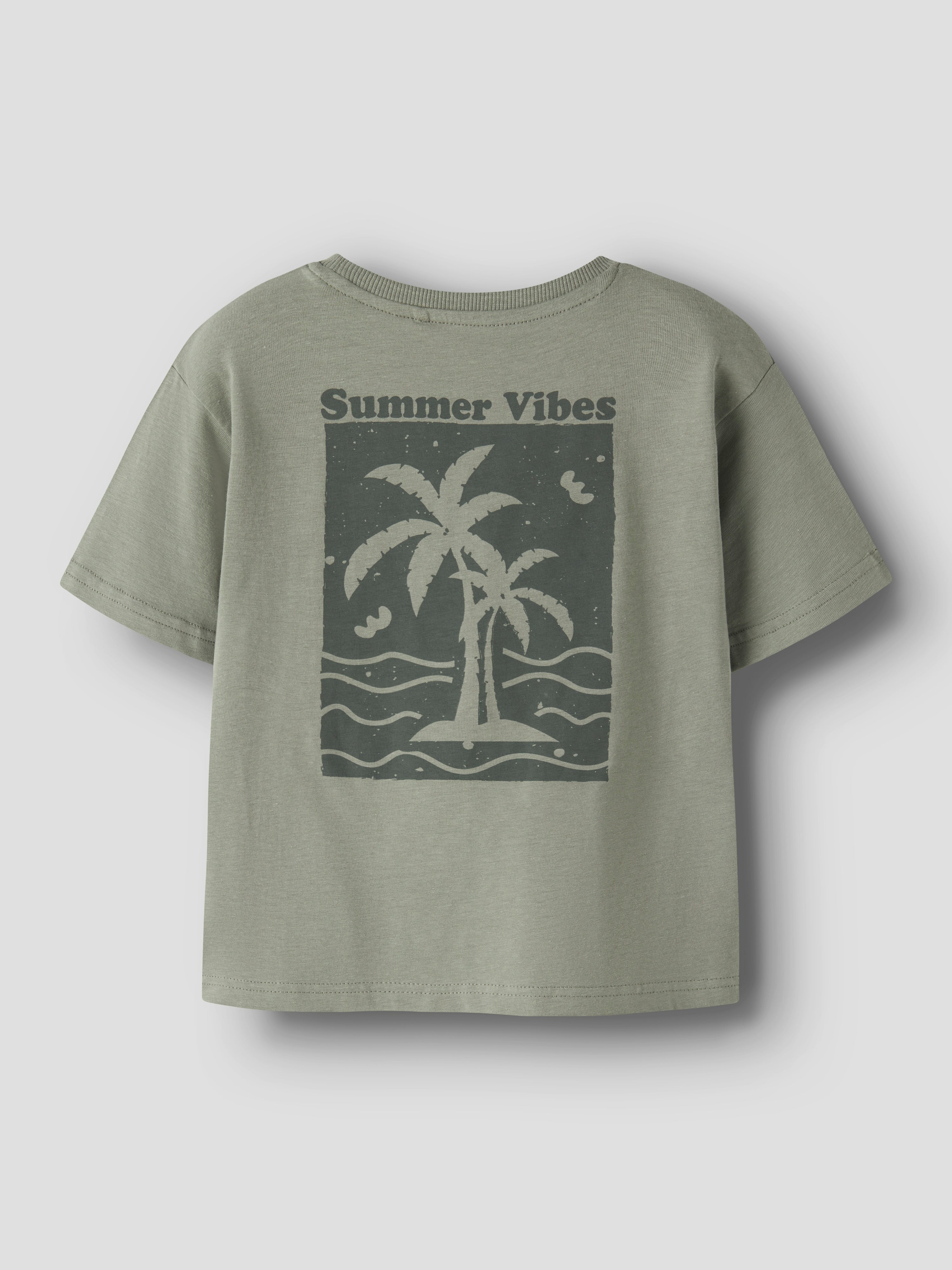 Camiseta Palmeras Verde Mini