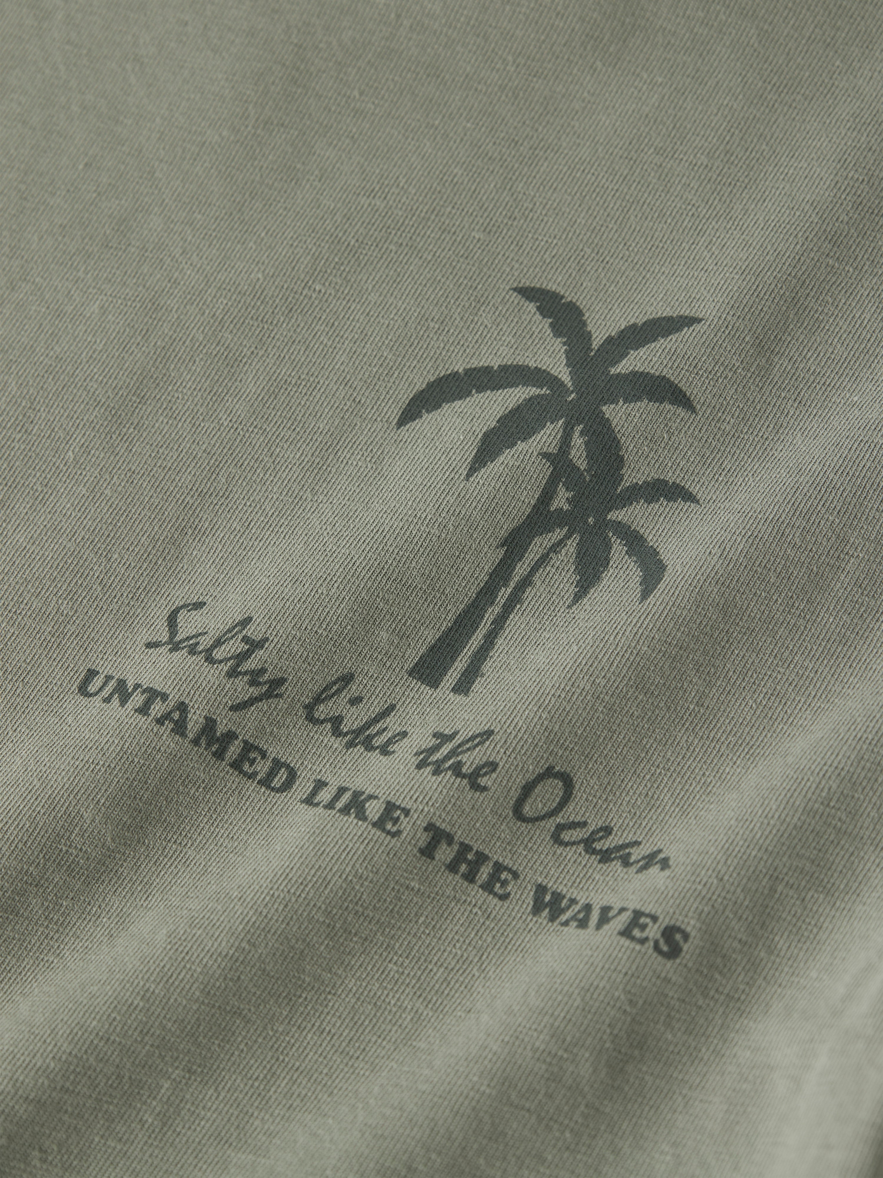 Camiseta Palmeras Verde Mini