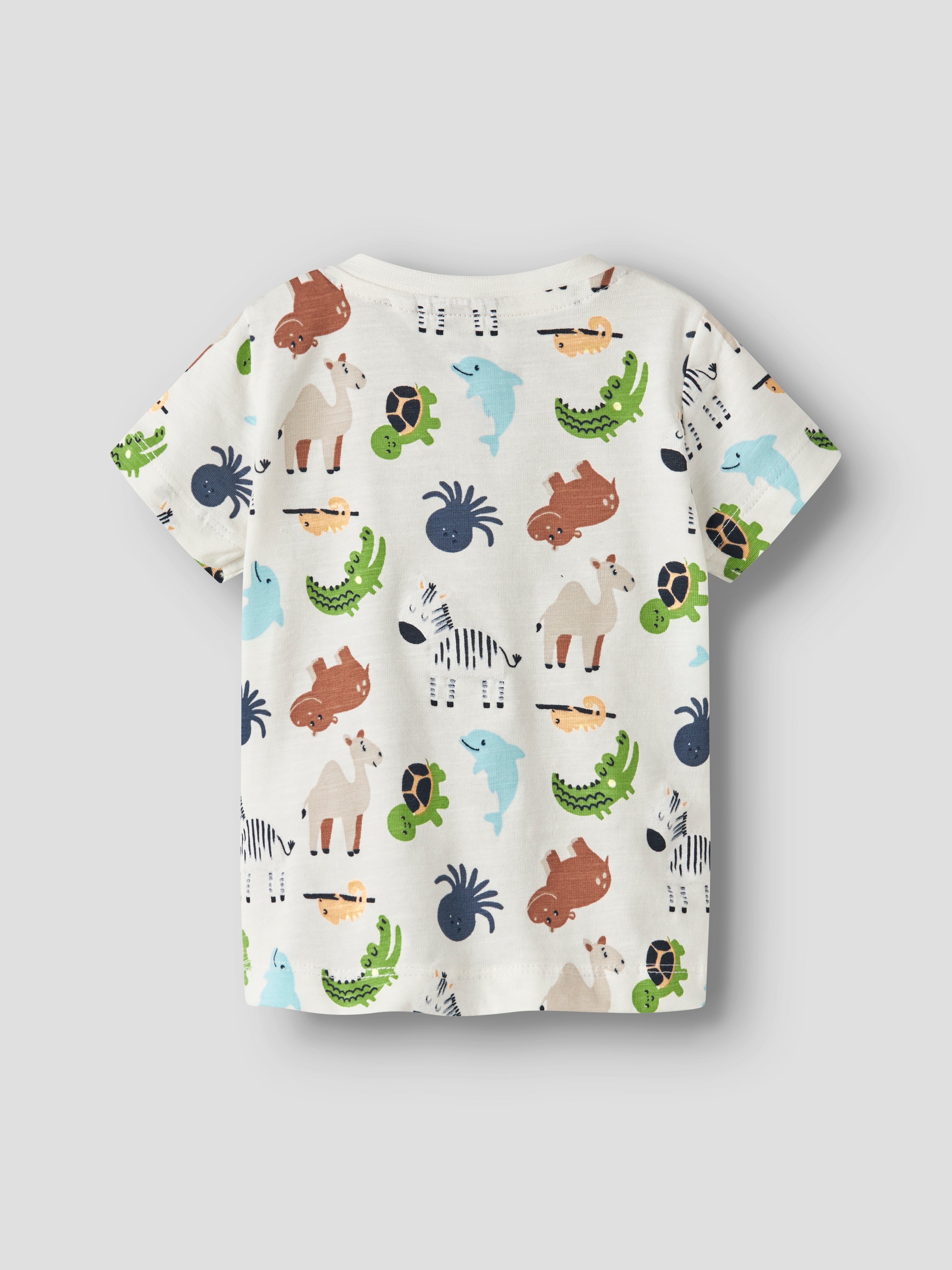 Camiseta Animalitos Blanca Bebé