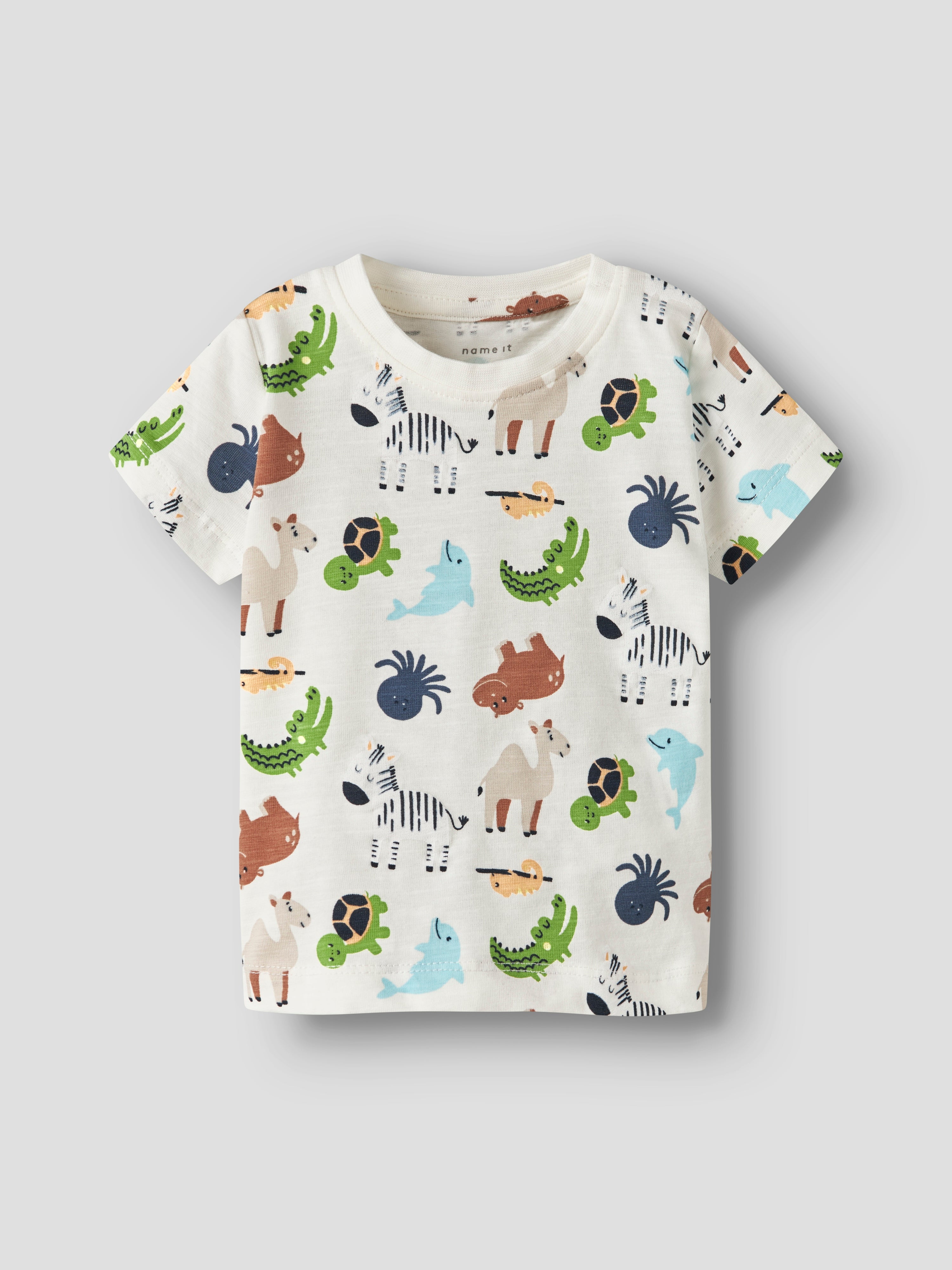 Camiseta Animalitos Blanca Bebé