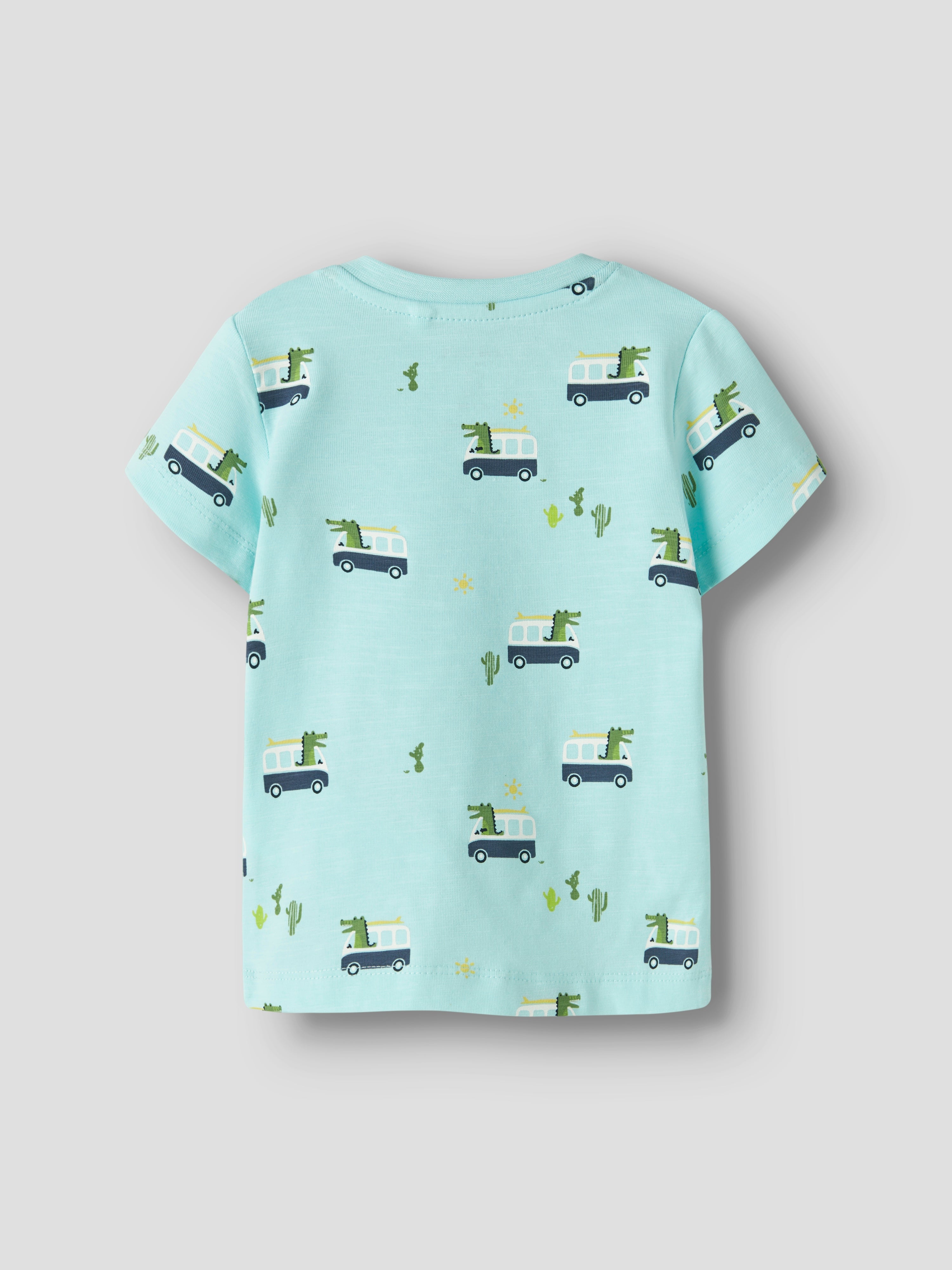 Camiseta Cocodrilos Turquesa Bebé