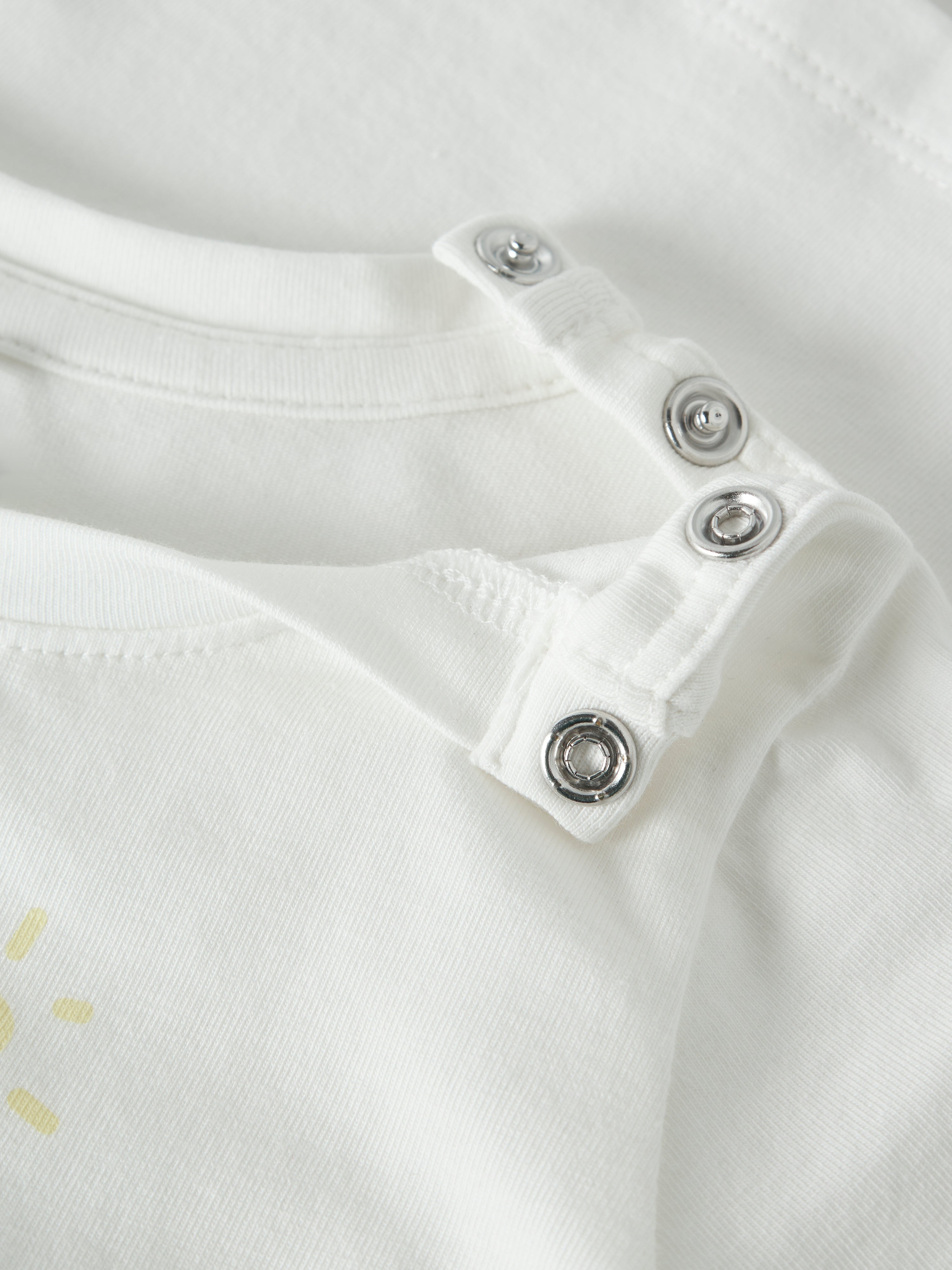 Camiseta Blanca Bus Cocodrilo Bebé