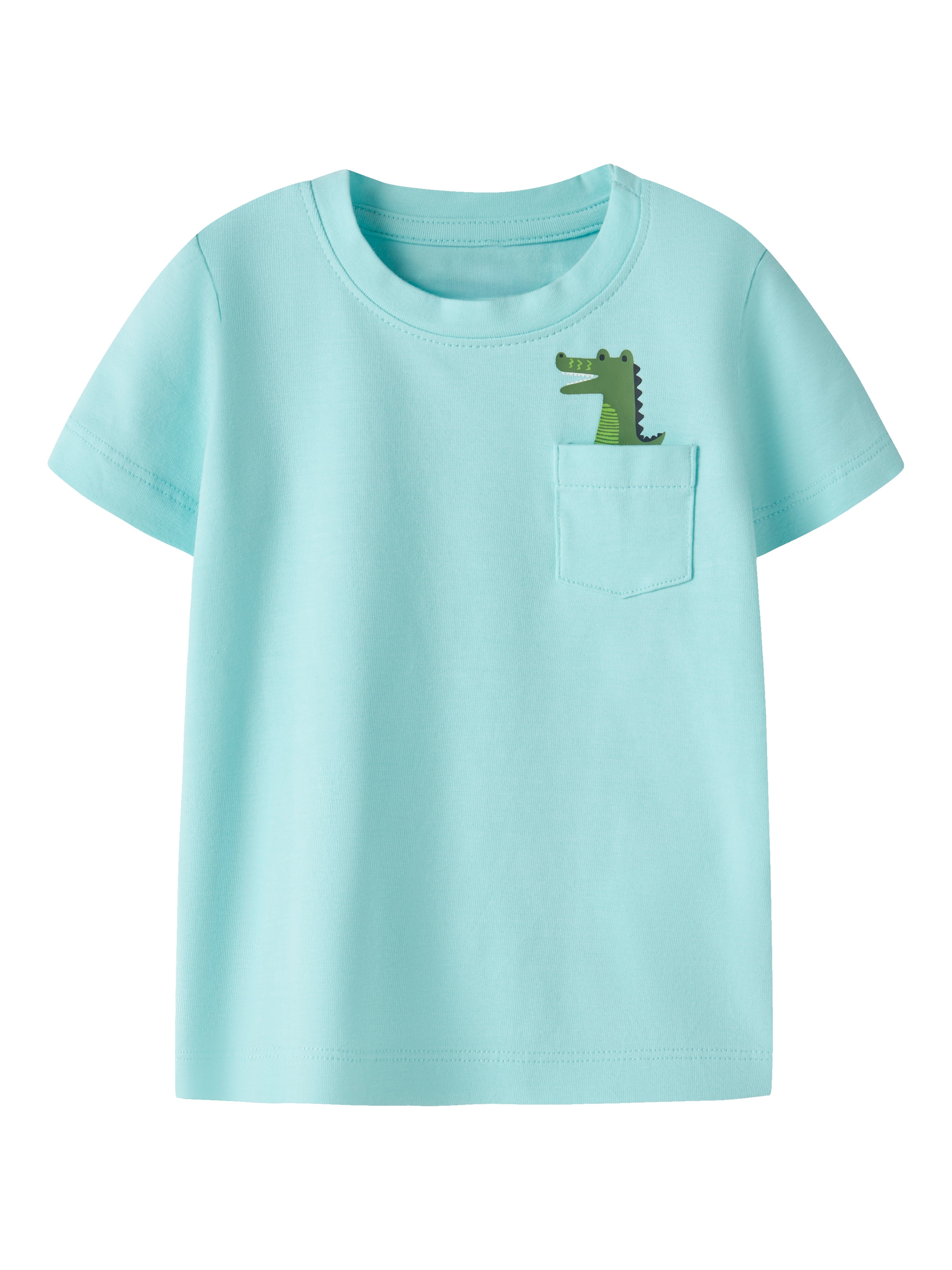 Camiseta Cocodrilo Turquesa Bebé