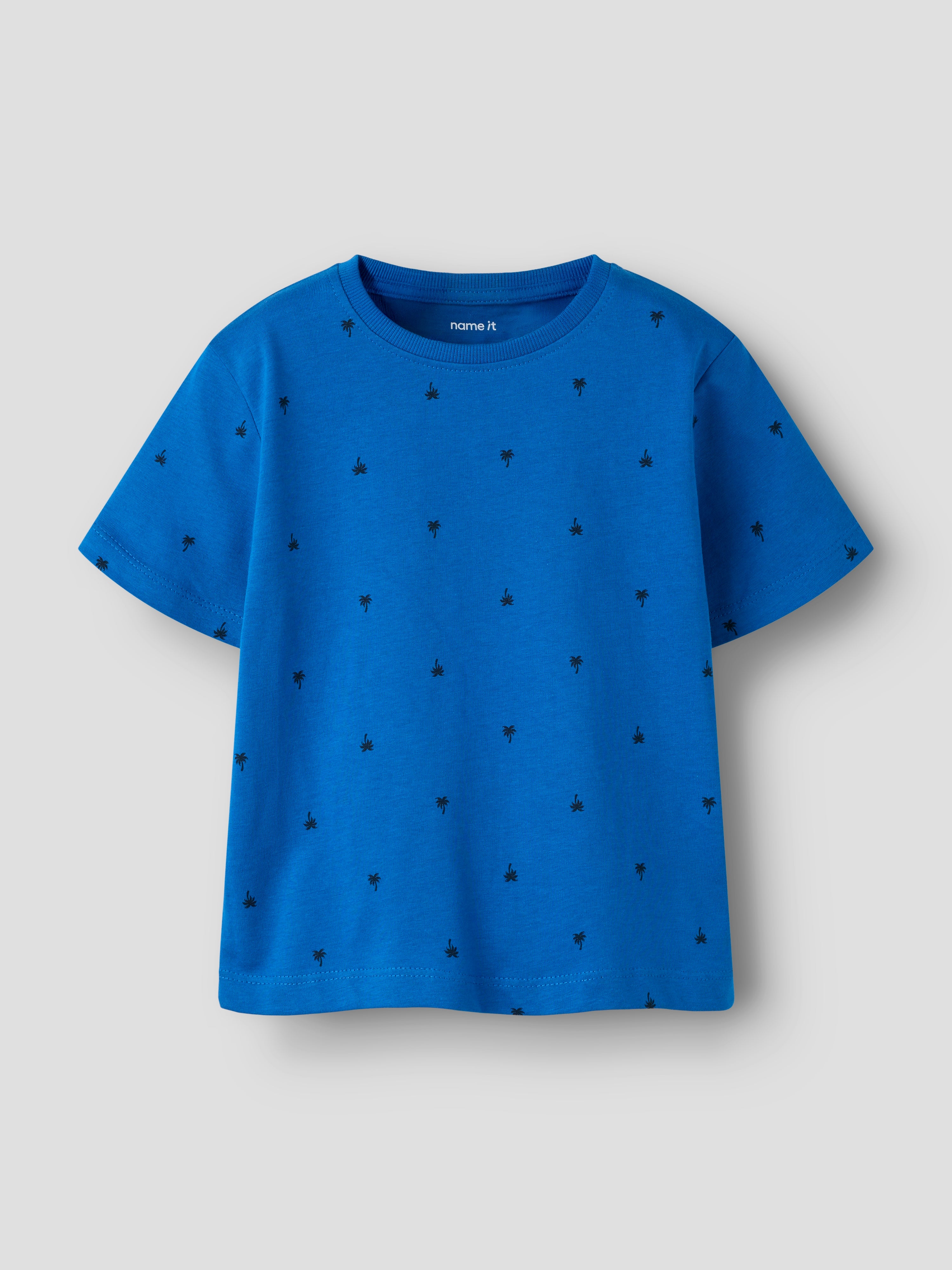 Camiseta Azul Palmeras Mini