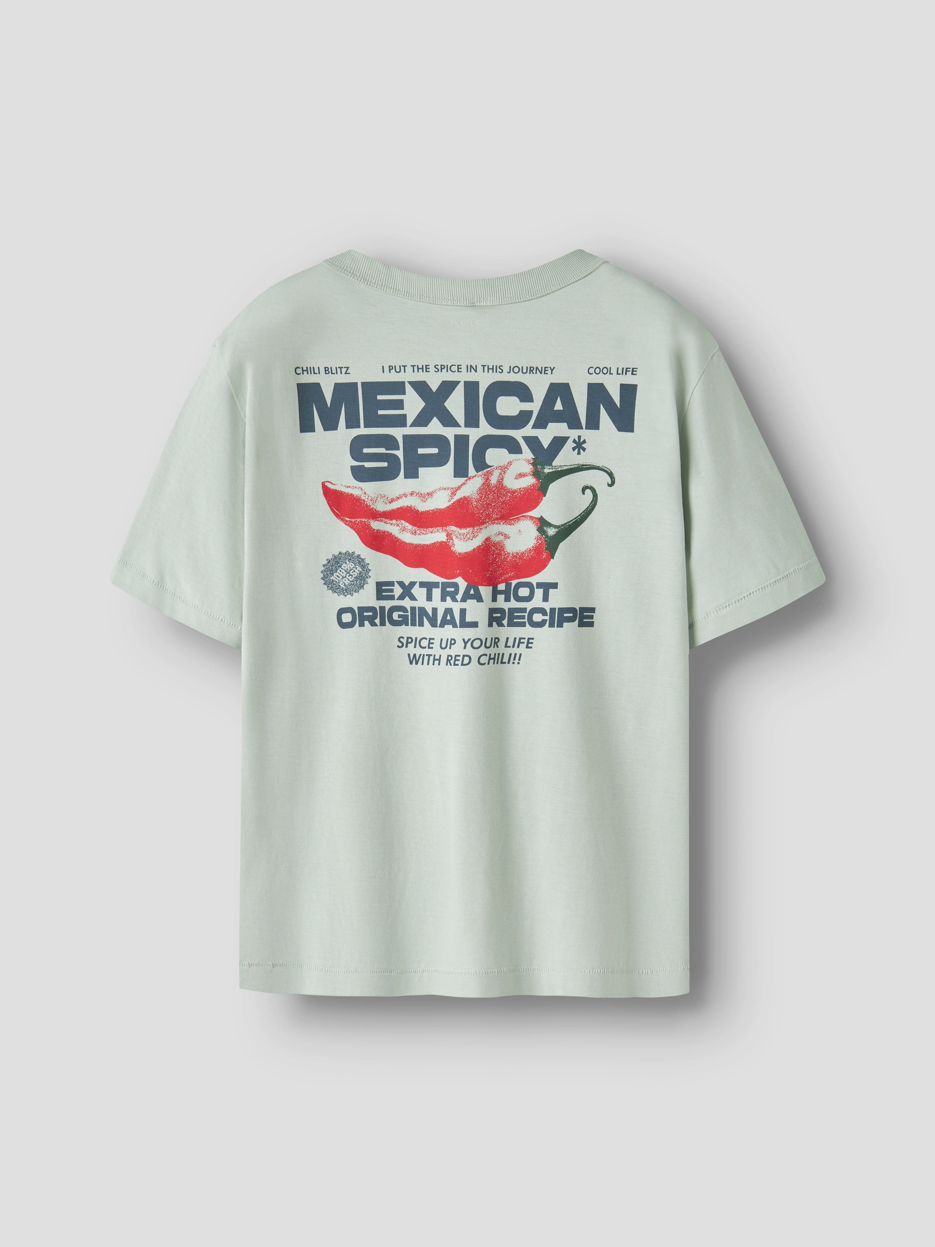 Camiseta Chili Verde Agua Kid