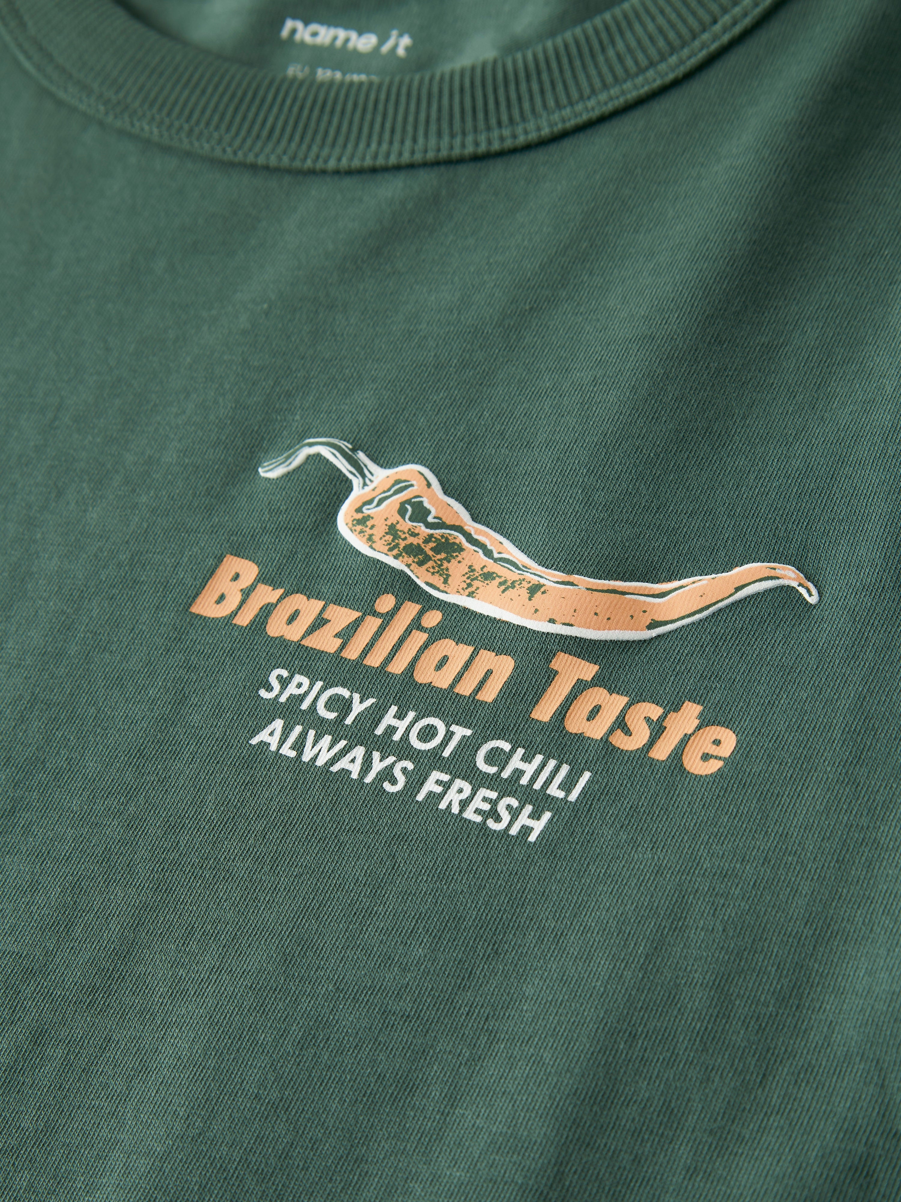 Camiseta Chili Verde Oscuro Kid