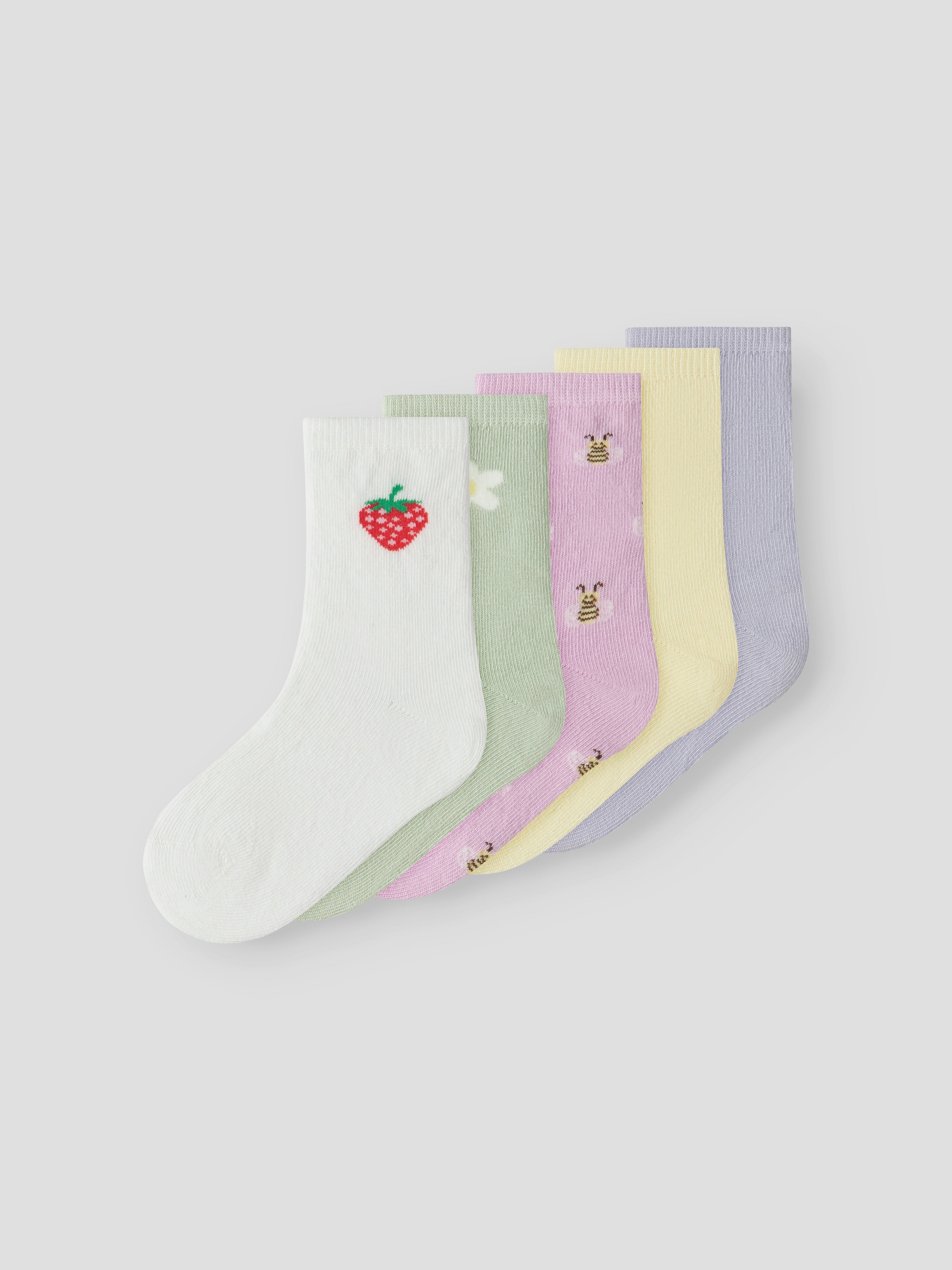 Pack 5 Calcetines Niña Pastel