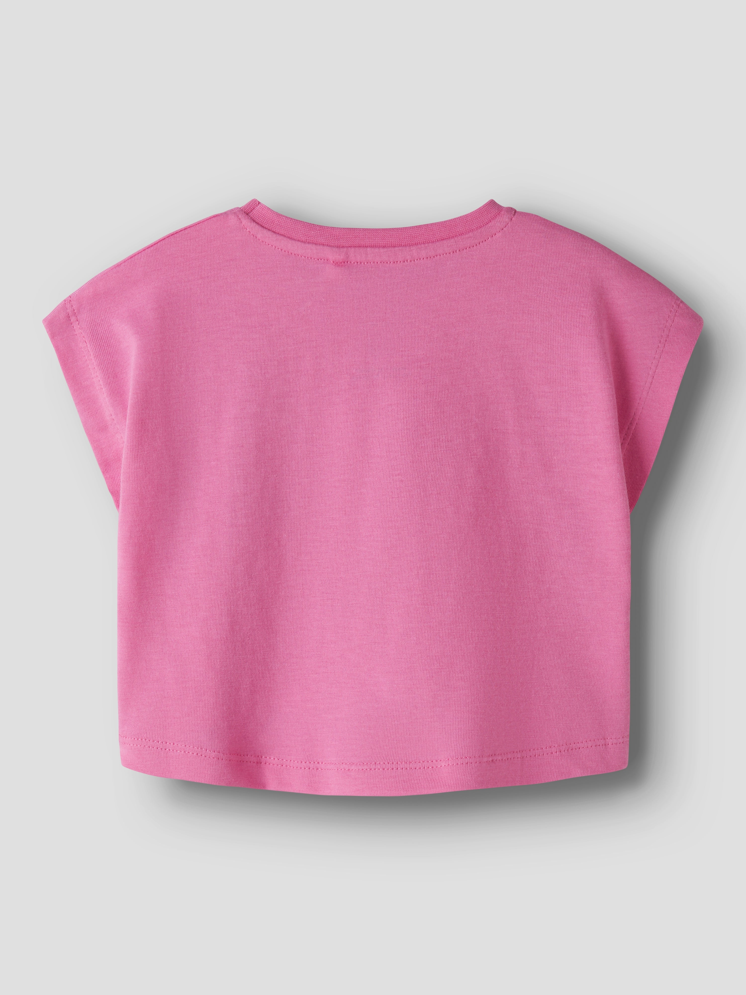 Camiseta Crop Piña Gafas Fucsia