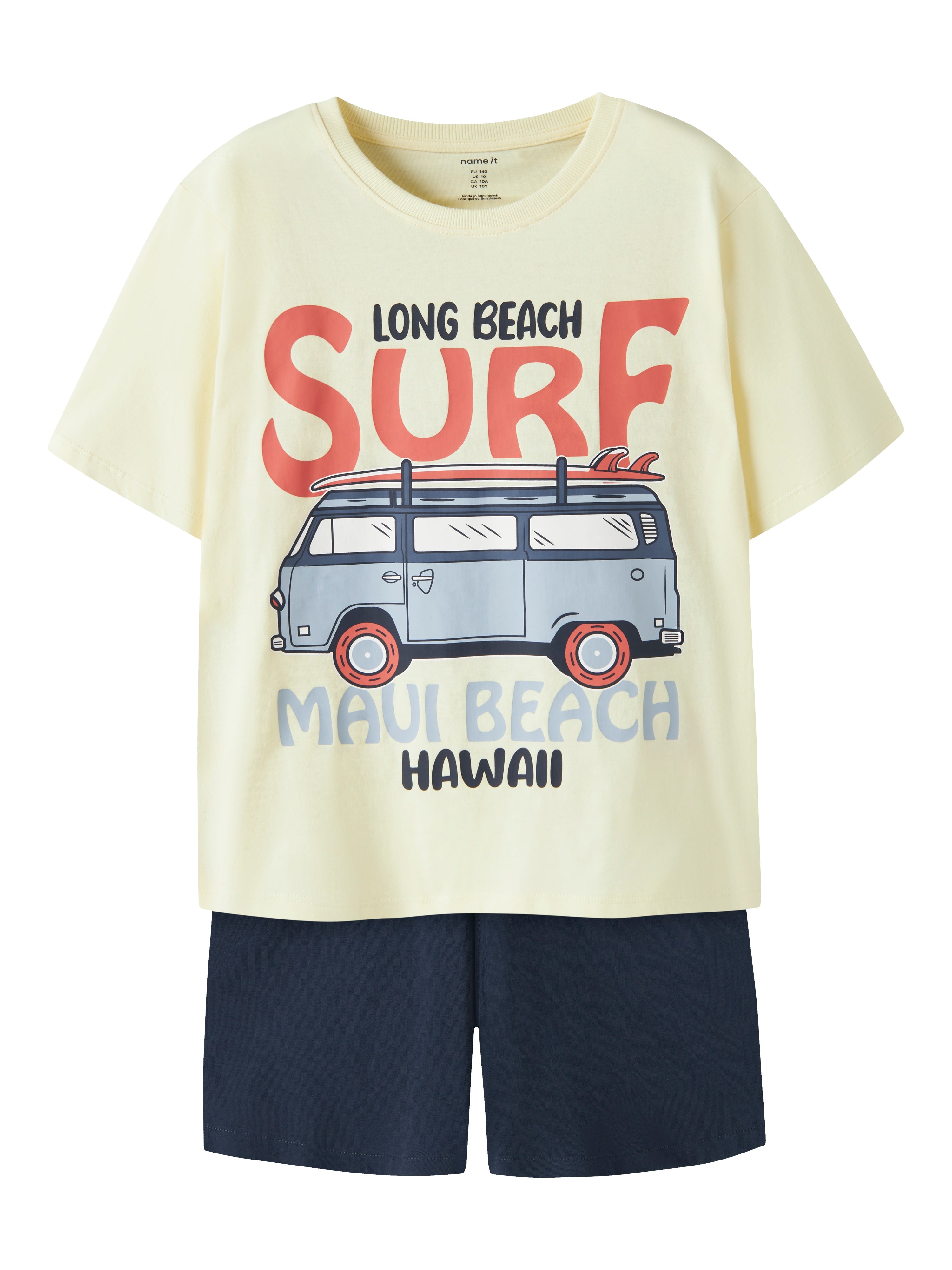 Conjunto Surf Amarillo Kid