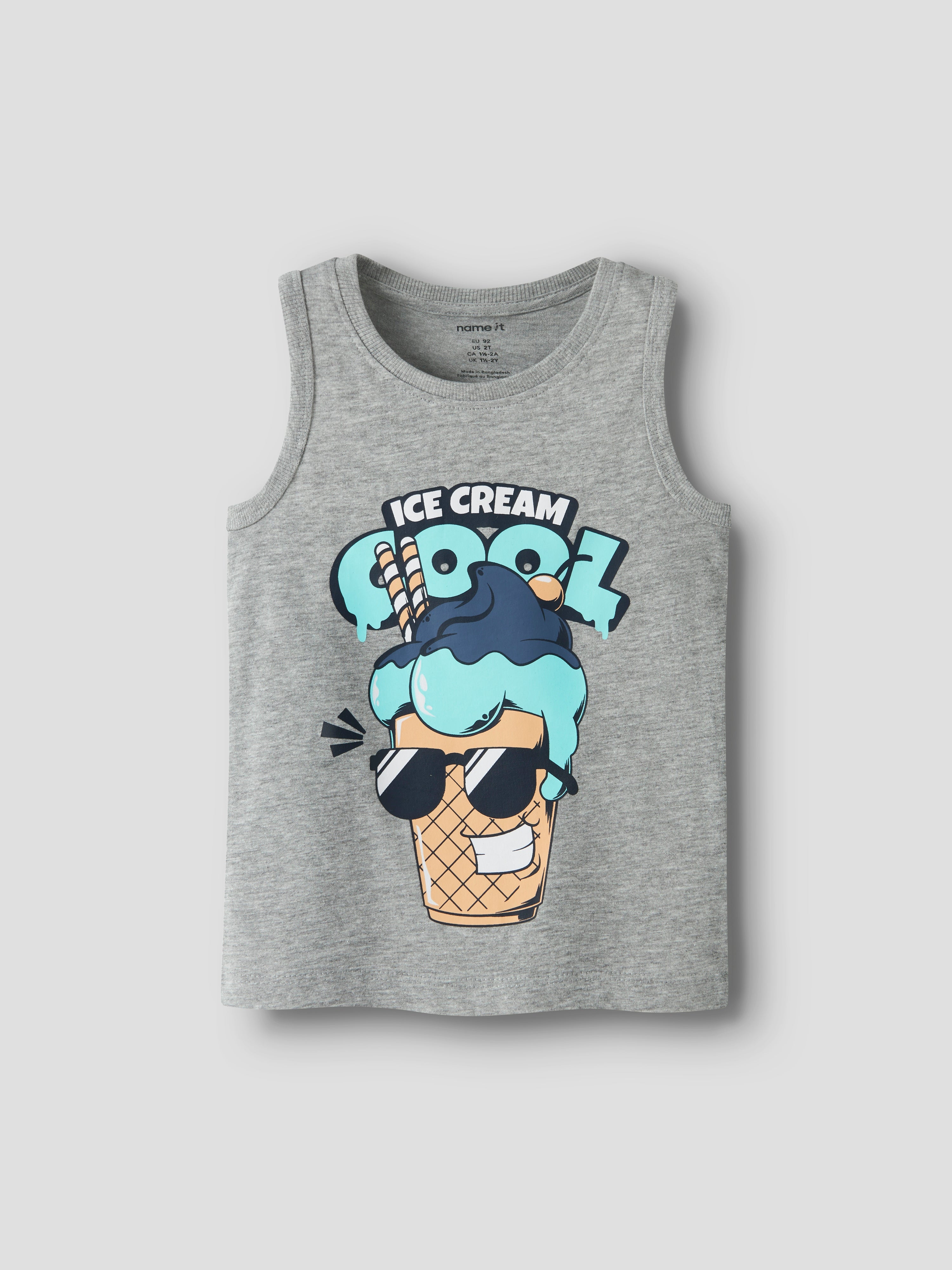 Camiseta Tirantes Helado Gris