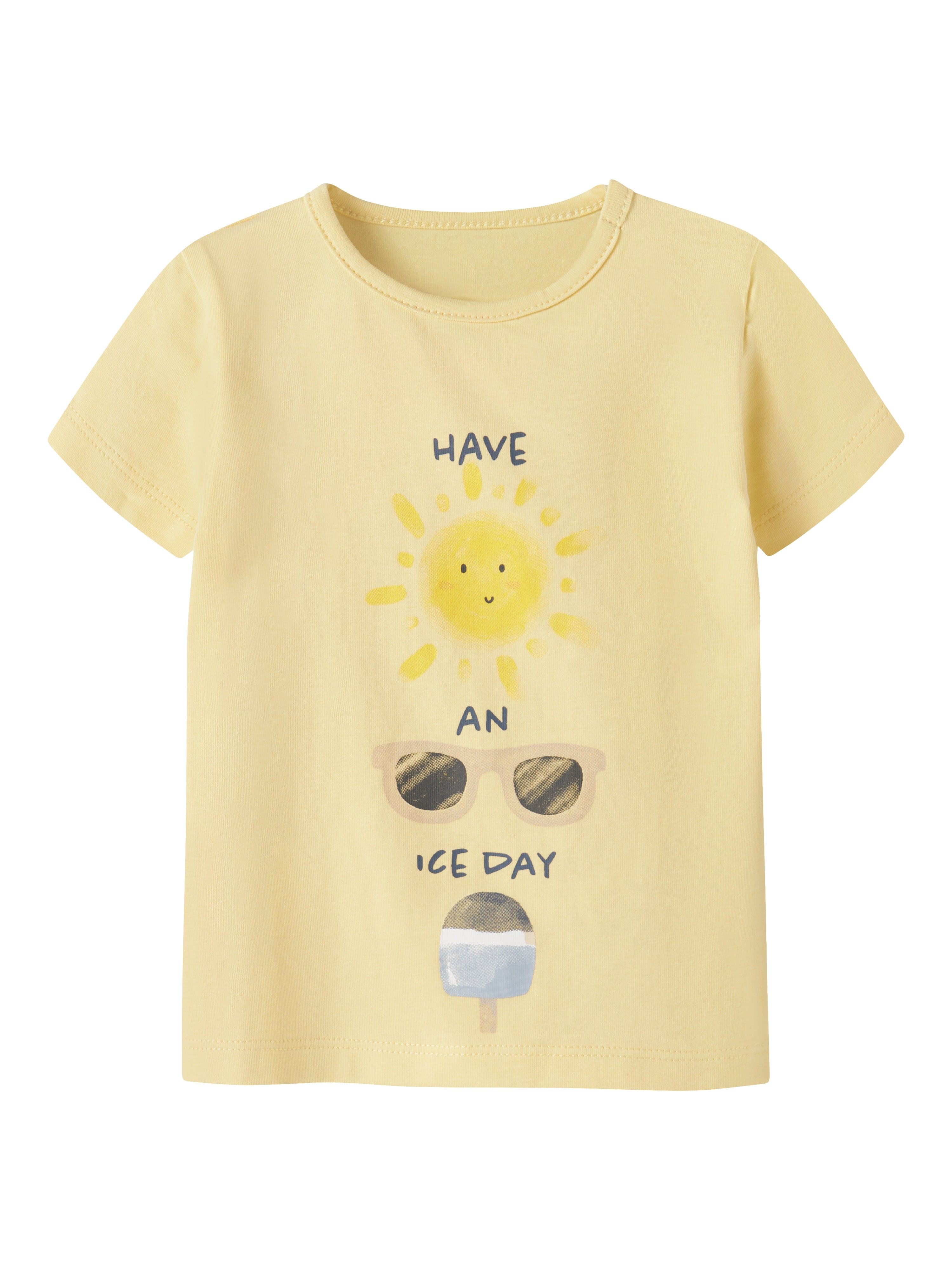 Camiseta Ice Day Amarilla Bebé