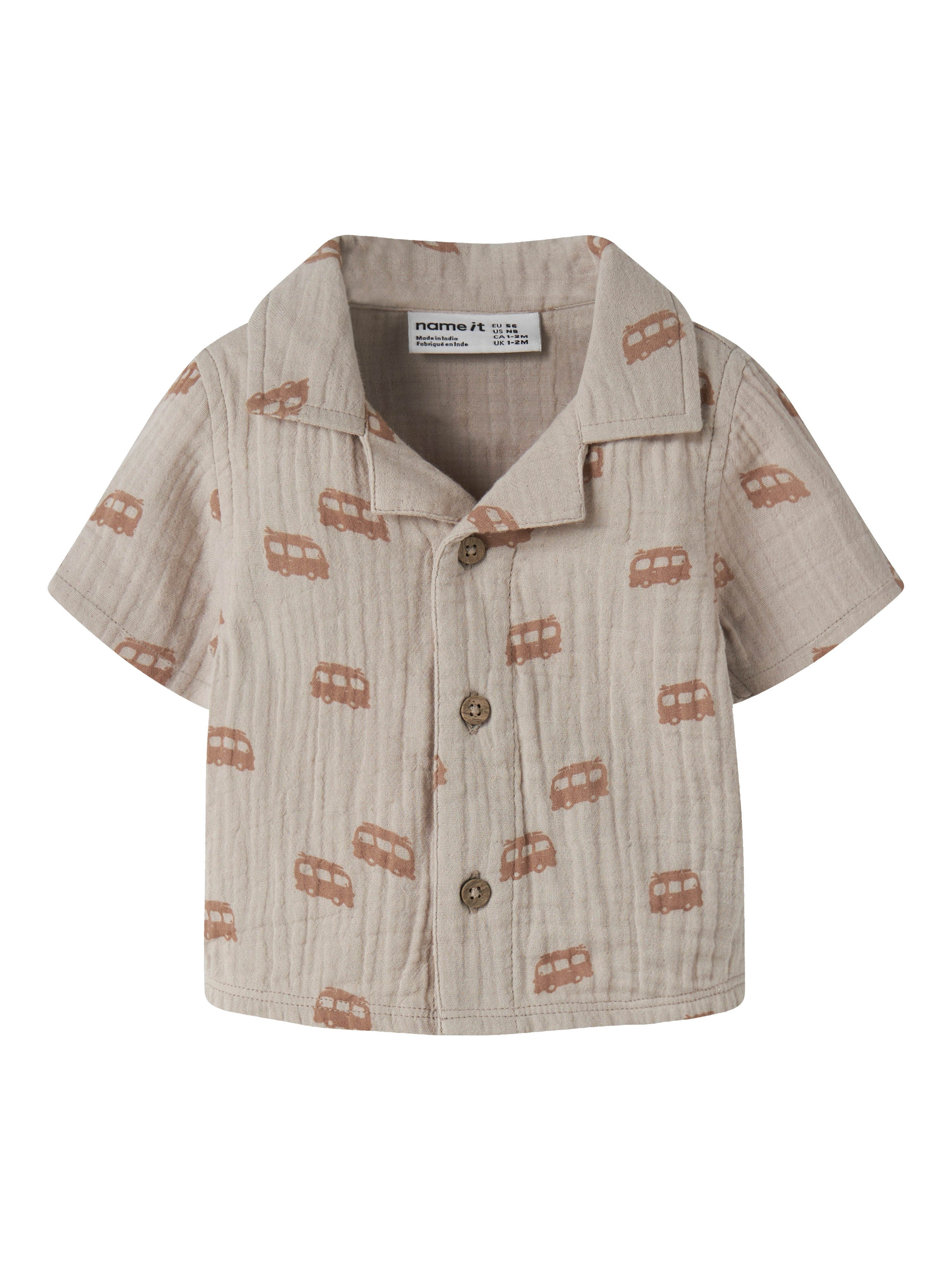Camisa Caravanas Begie Bebé