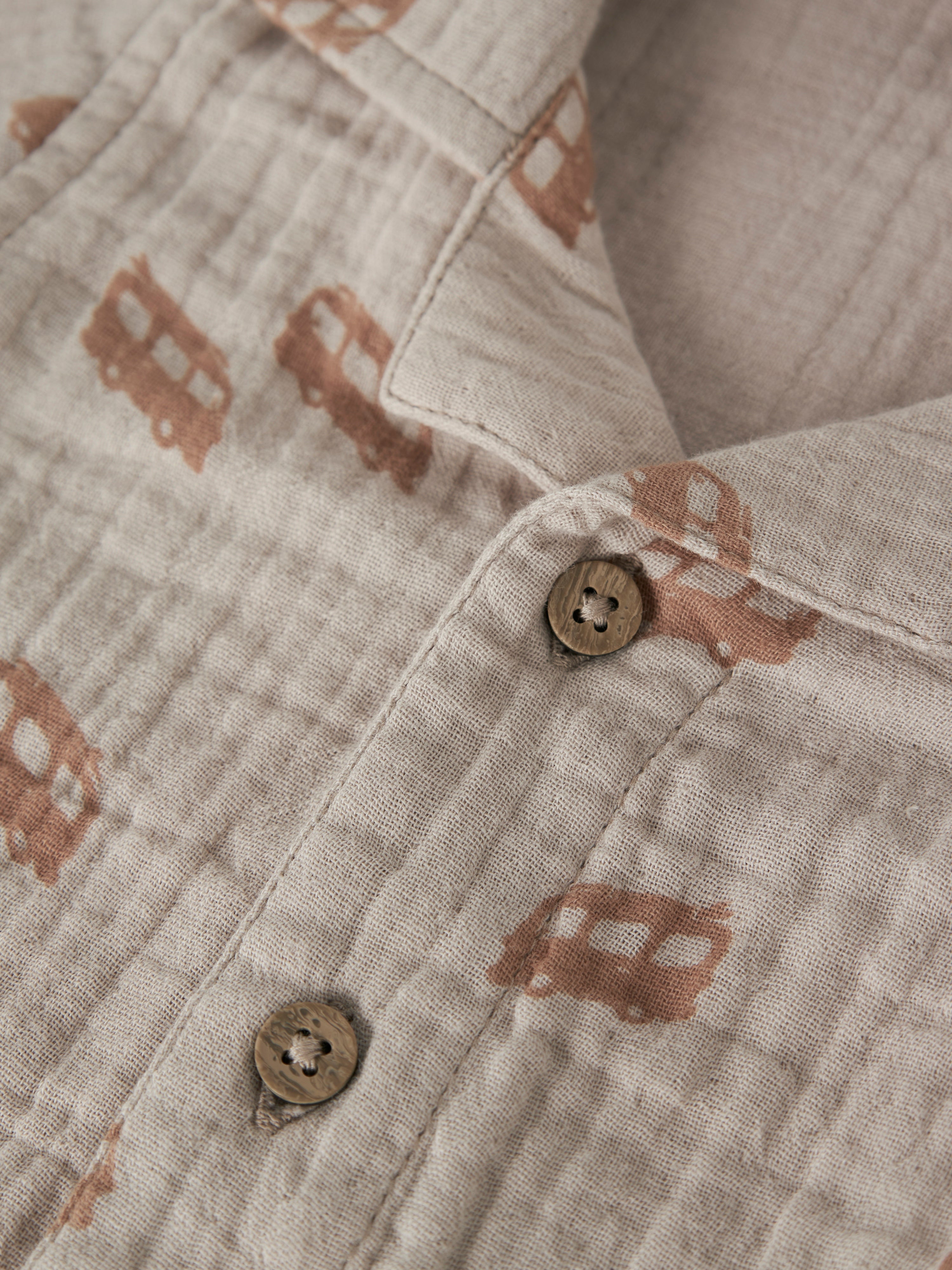 Camisa Caravanas Begie Bebé