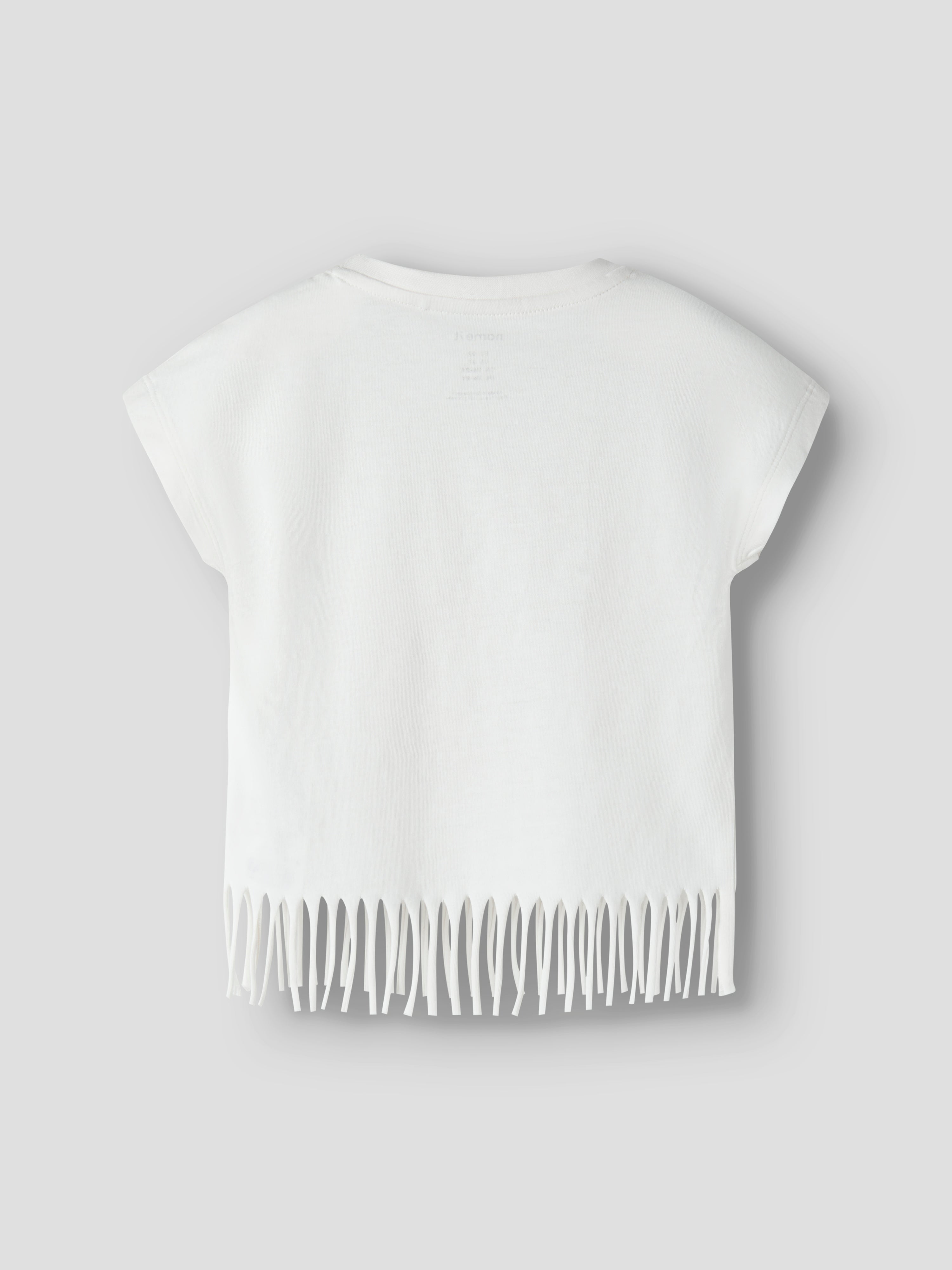 Camiseta Sirena Flecos Crudo Mini